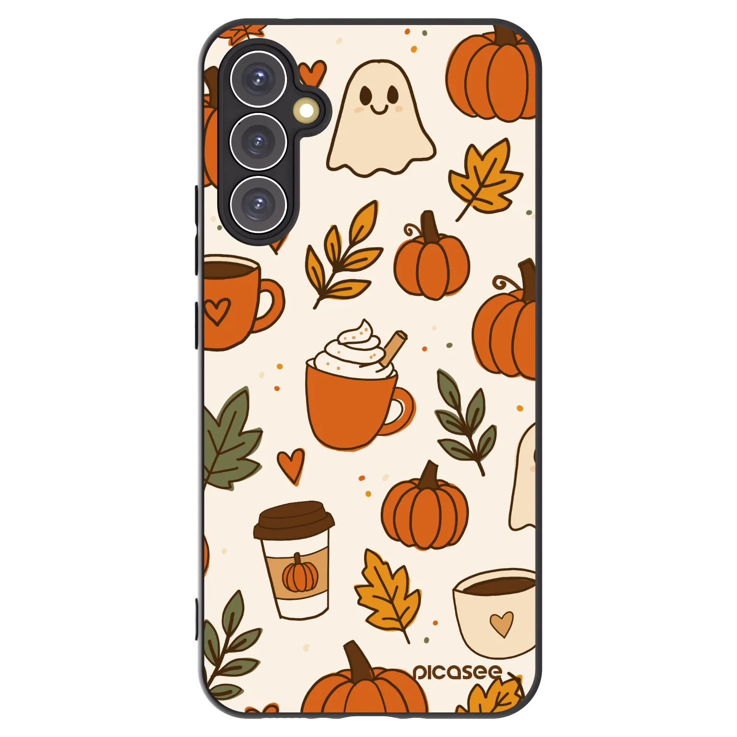 Picasee silikonový černý obal pro Samsung Galaxy A34 5G A346B - Fall vibes