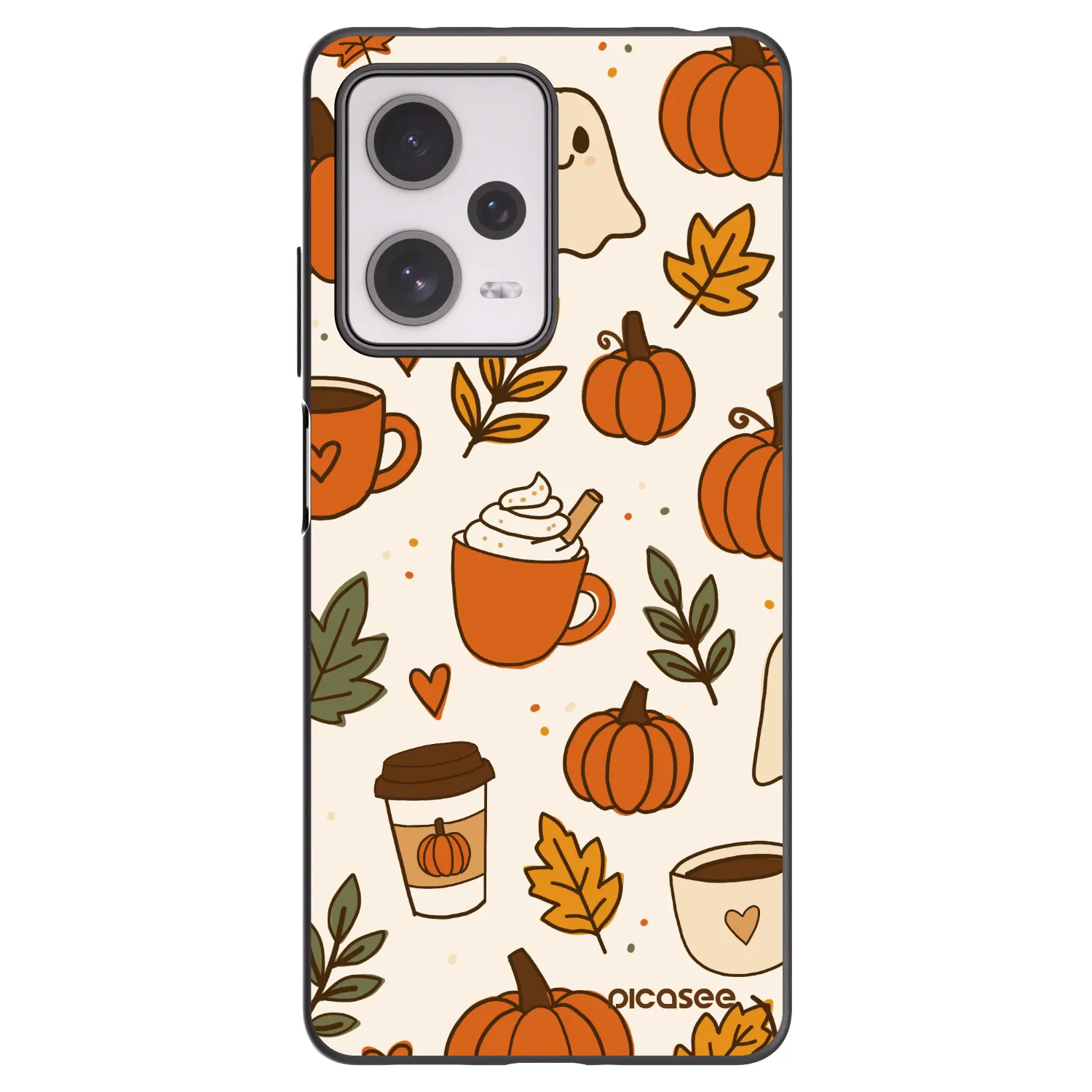 Picasee silikonový černý obal pro Xiaomi Redmi Note 12 Pro+ 5G - Fall vibes