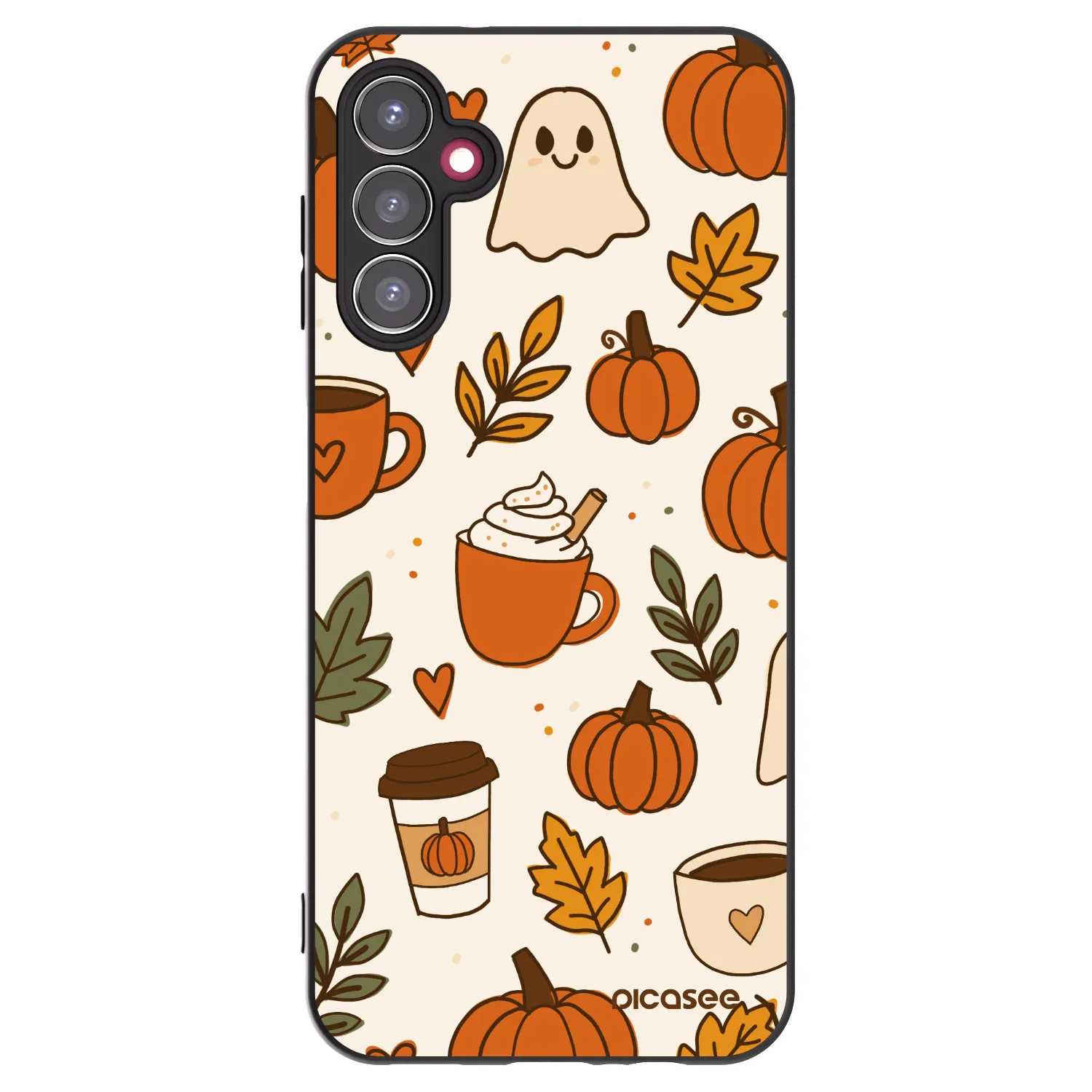 Picasee silikonový černý obal pro Samsung Galaxy A14 4G A145R - Fall vibes