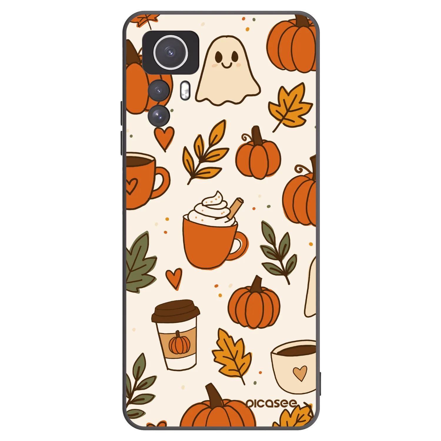 Picasee silikonový černý obal pro Xiaomi Redmi Note 12S - Fall vibes