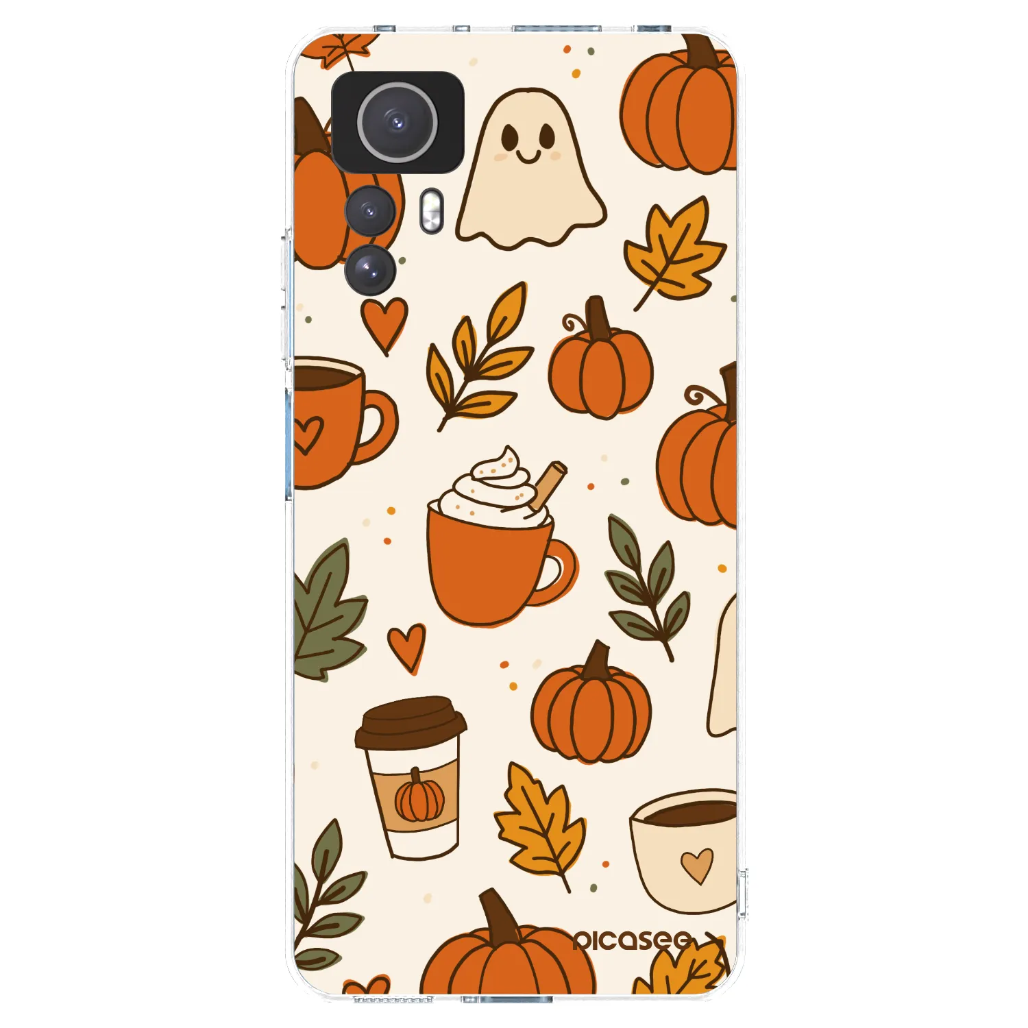 Picasee silikonový průhledný obal pro Xiaomi Redmi Note 12S - Fall vibes