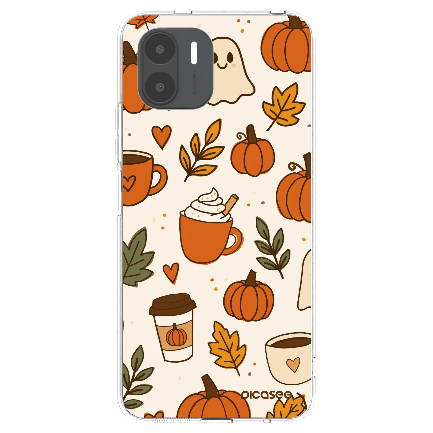 Picasee silikonový průhledný obal pro Xiaomi Redmi A2 - Fall vibes
