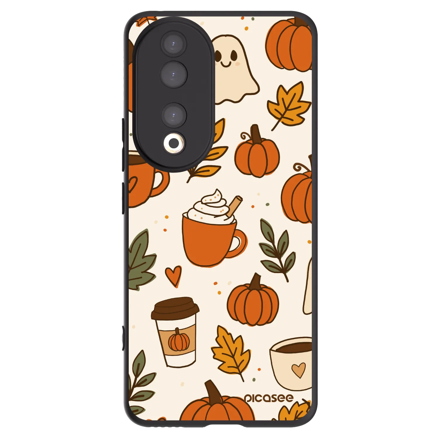 Picasee silikonový černý obal pro Honor 90 5G - Fall vibes