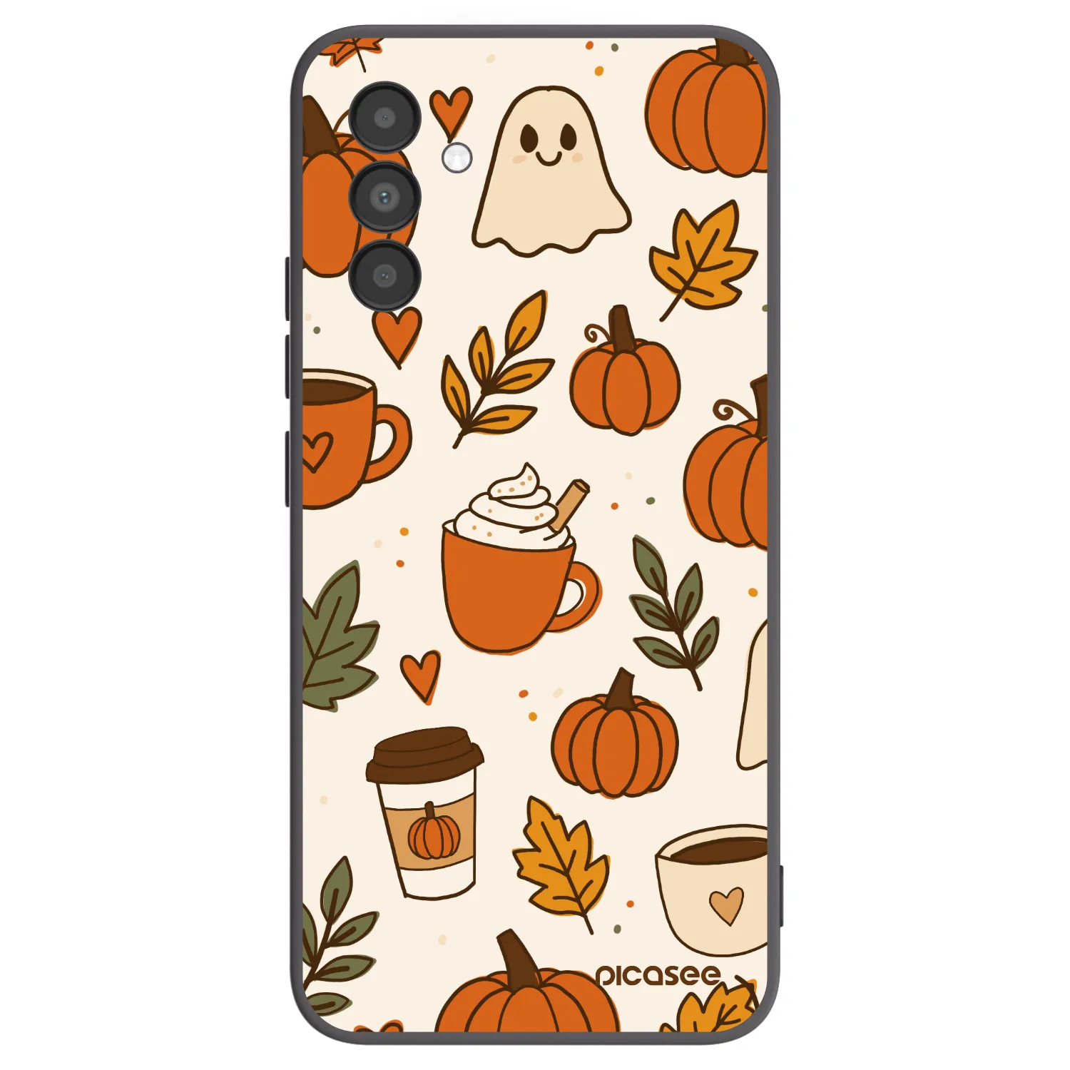 Picasee silikonový černý obal pro Samsung Galaxy A04s A047F - Fall vibes
