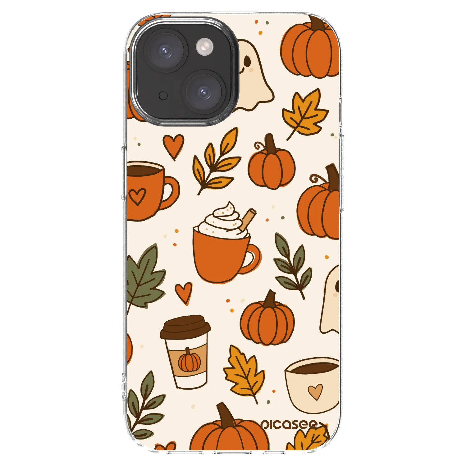 Picasee silikonový průhledný obal pro Apple iPhone 15 - Fall vibes