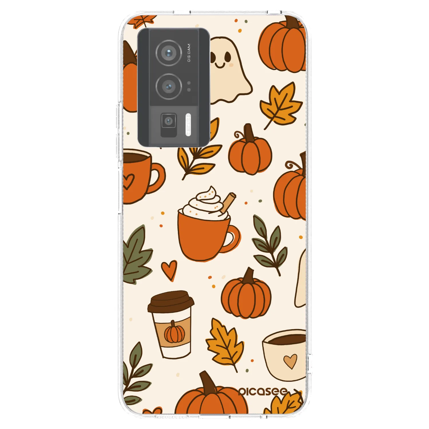 Picasee silikonový průhledný obal pro Xiaomi Poco F5 Pro 5G - Fall vibes