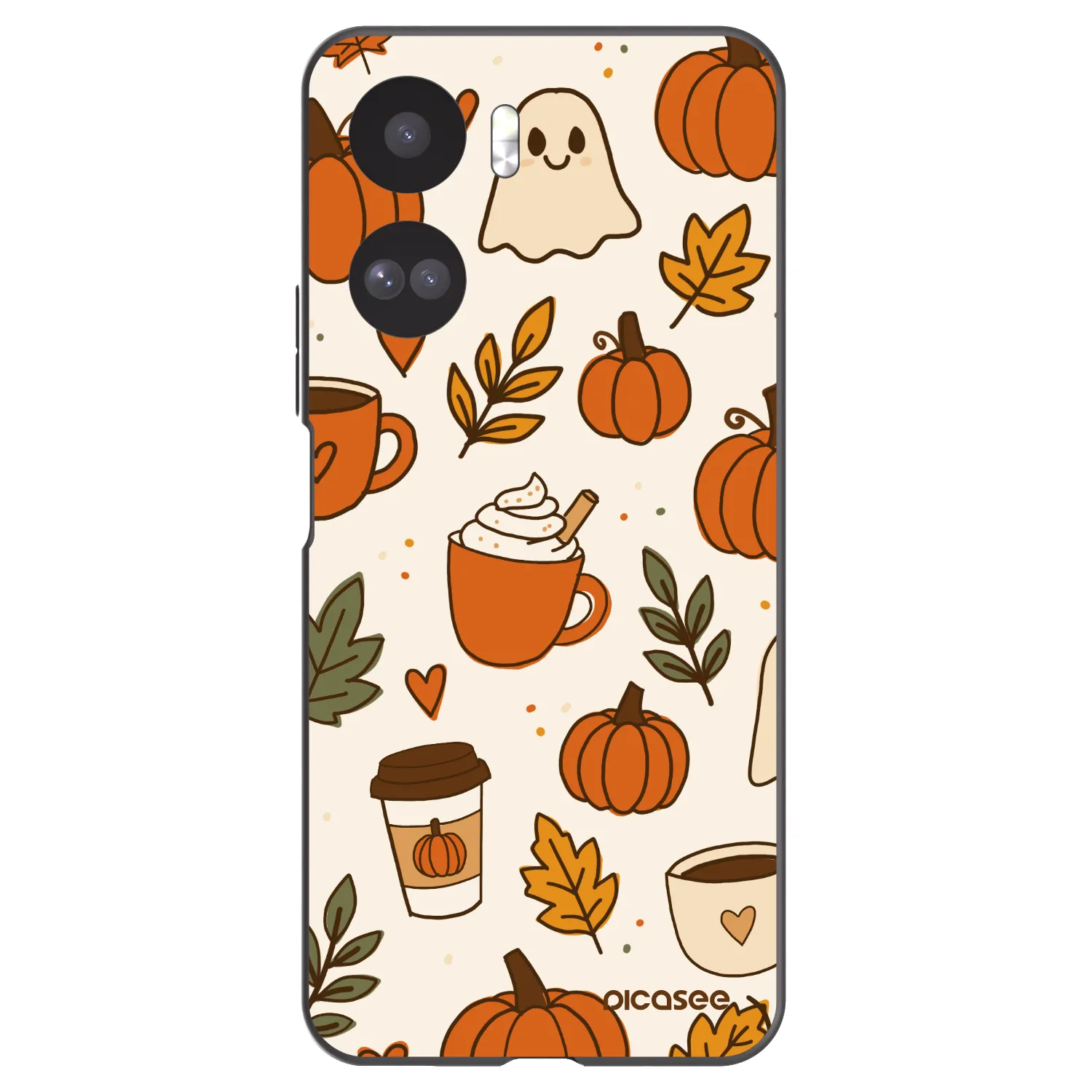 Picasee silikonový černý obal pro Honor 90 Lite 5G - Fall vibes
