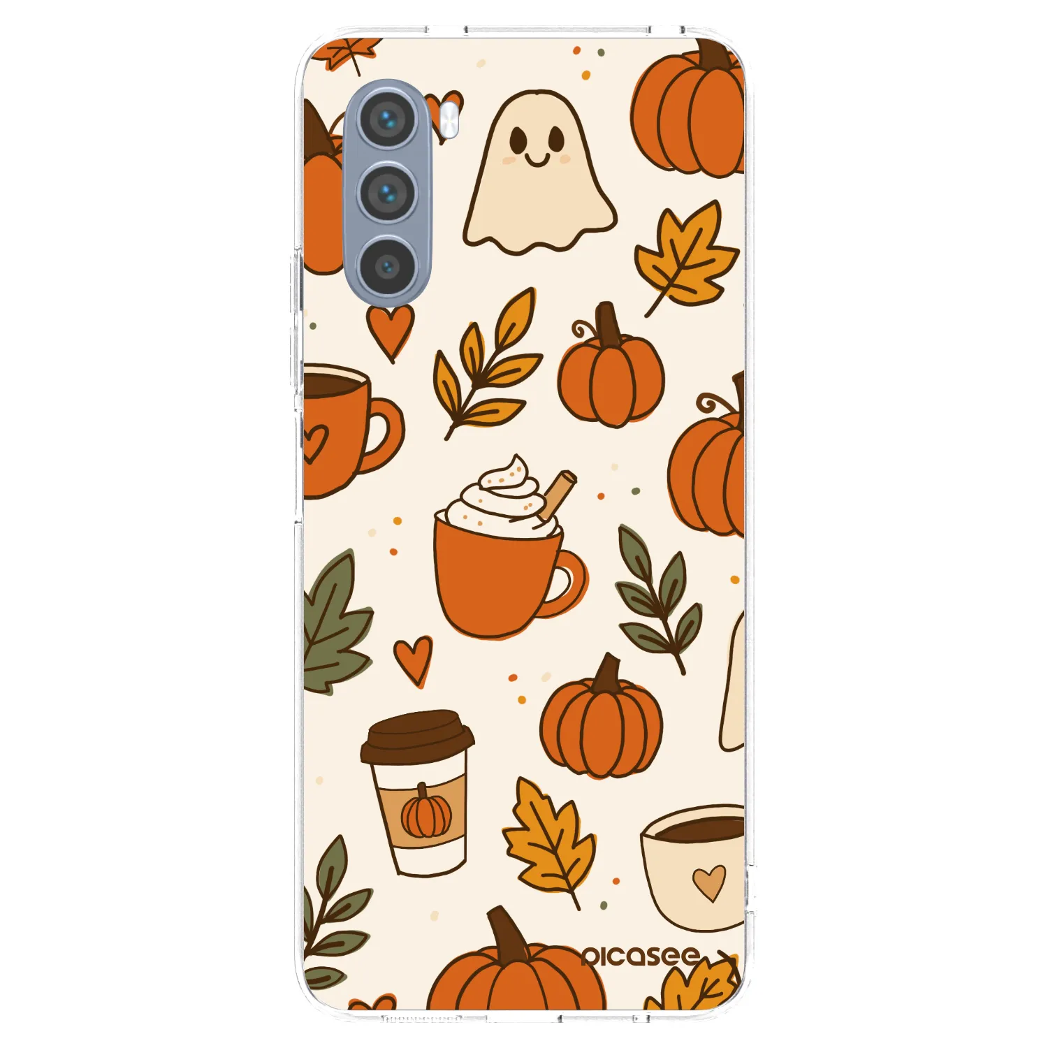 Picasee silikonový průhledný obal pro Motorola Moto G62 - Fall vibes