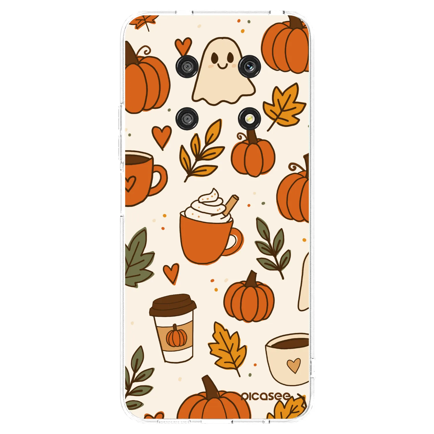Picasee silikonový průhledný obal pro Honor Magic4 Lite 5G - Fall vibes