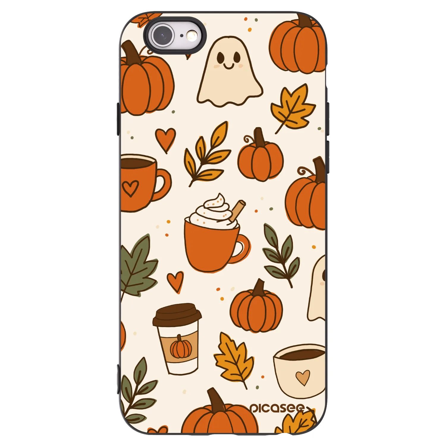 Picasee silikonový černý obal pro Apple iPhone 6/6S - Fall vibes