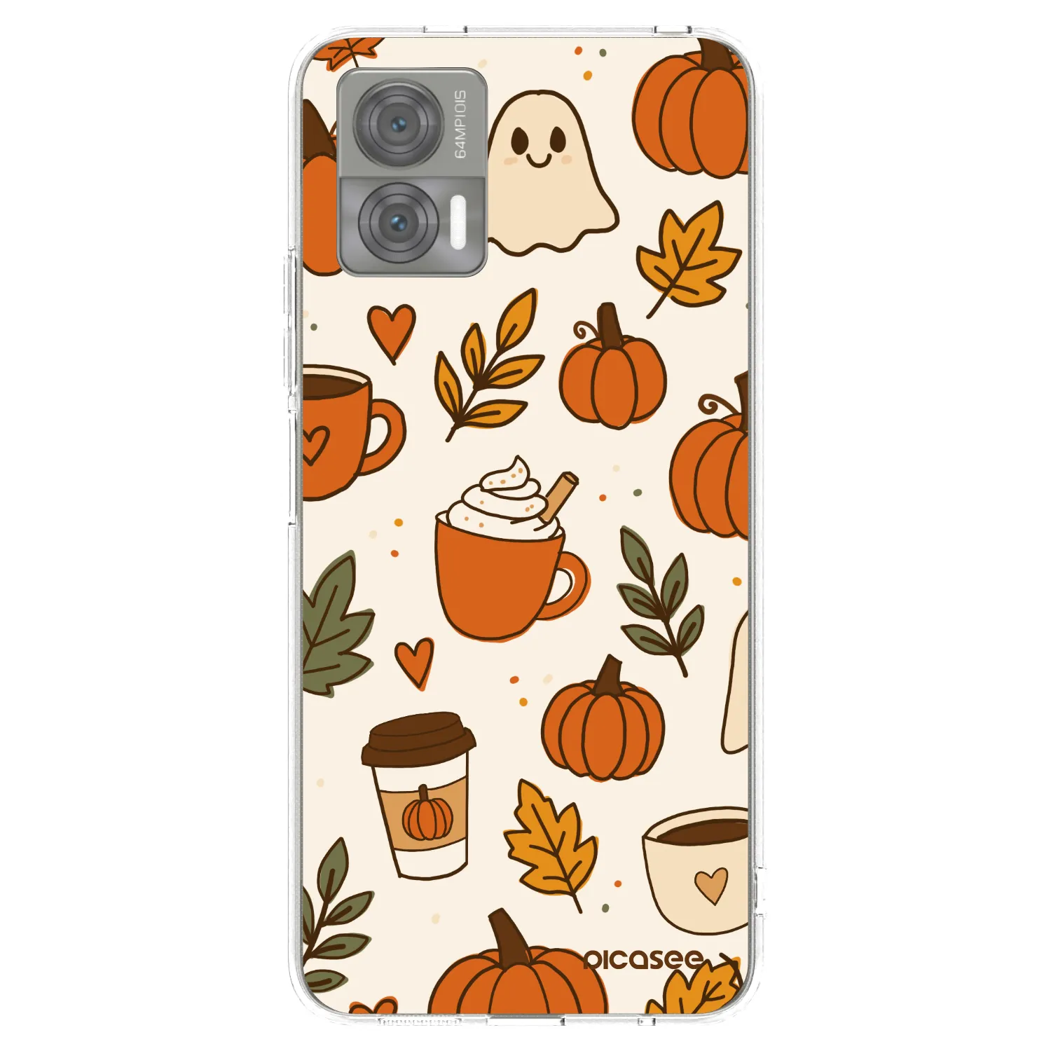 Picasee silikonový průhledný obal pro Motorola Edge 30 Neo - Fall vibes