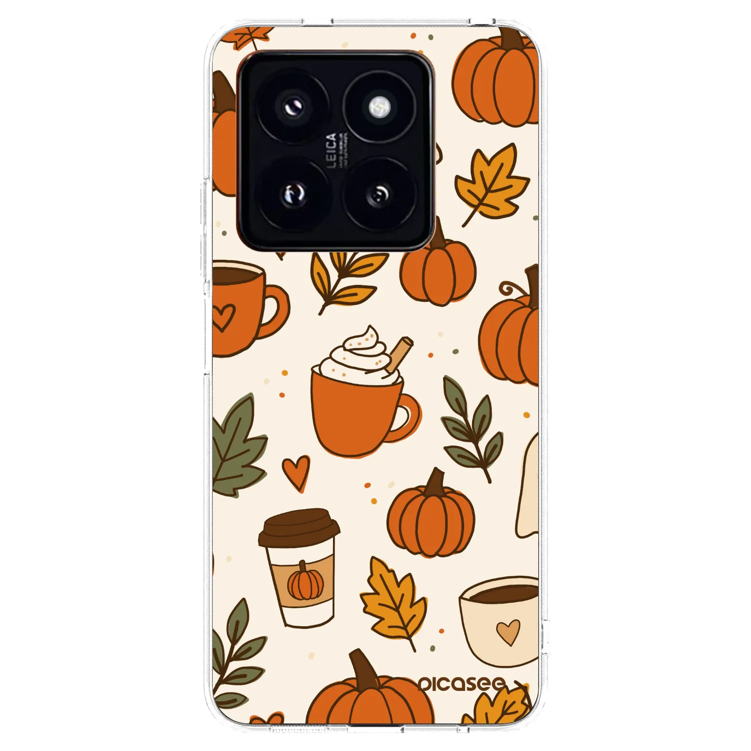 Picasee silikonový průhledný obal pro Xiaomi 14 Pro - Fall vibes