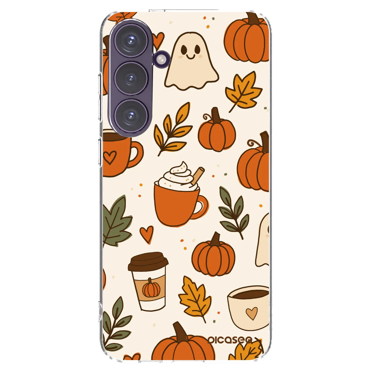 Picasee silikonový průhledný obal pro Samsung Galaxy S24+ S926B 5G - Fall vibes