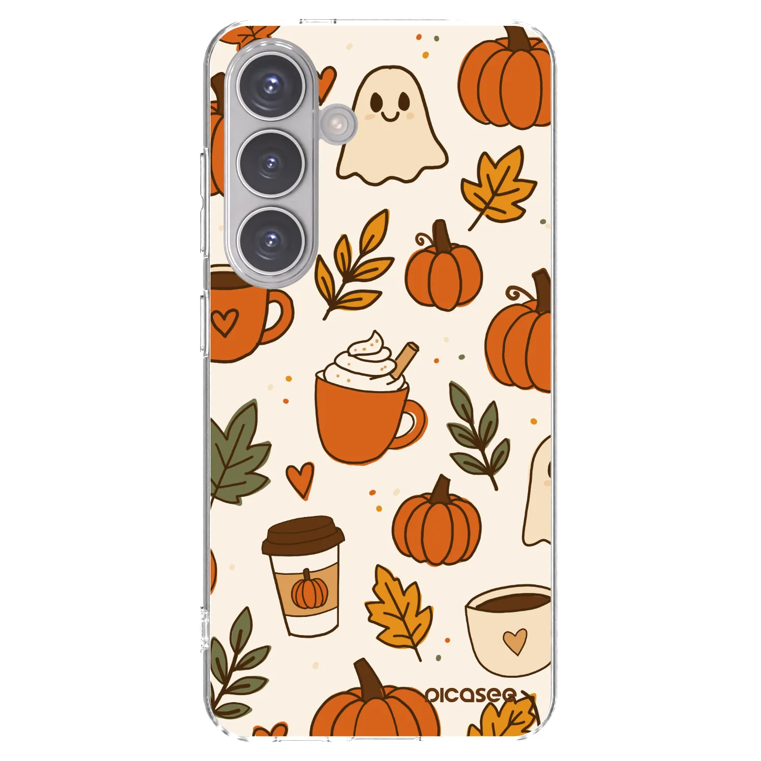 Picasee silikonový průhledný obal pro Samsung Galaxy S24 S921B 5G - Fall vibes