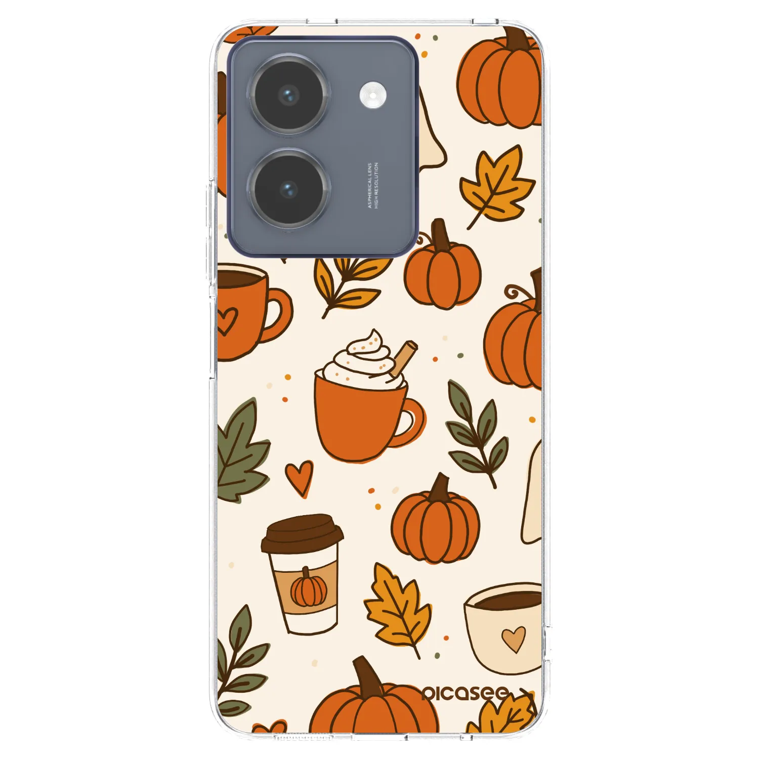 Picasee silikonový průhledný obal pro Vivo Y36 4G - Fall vibes