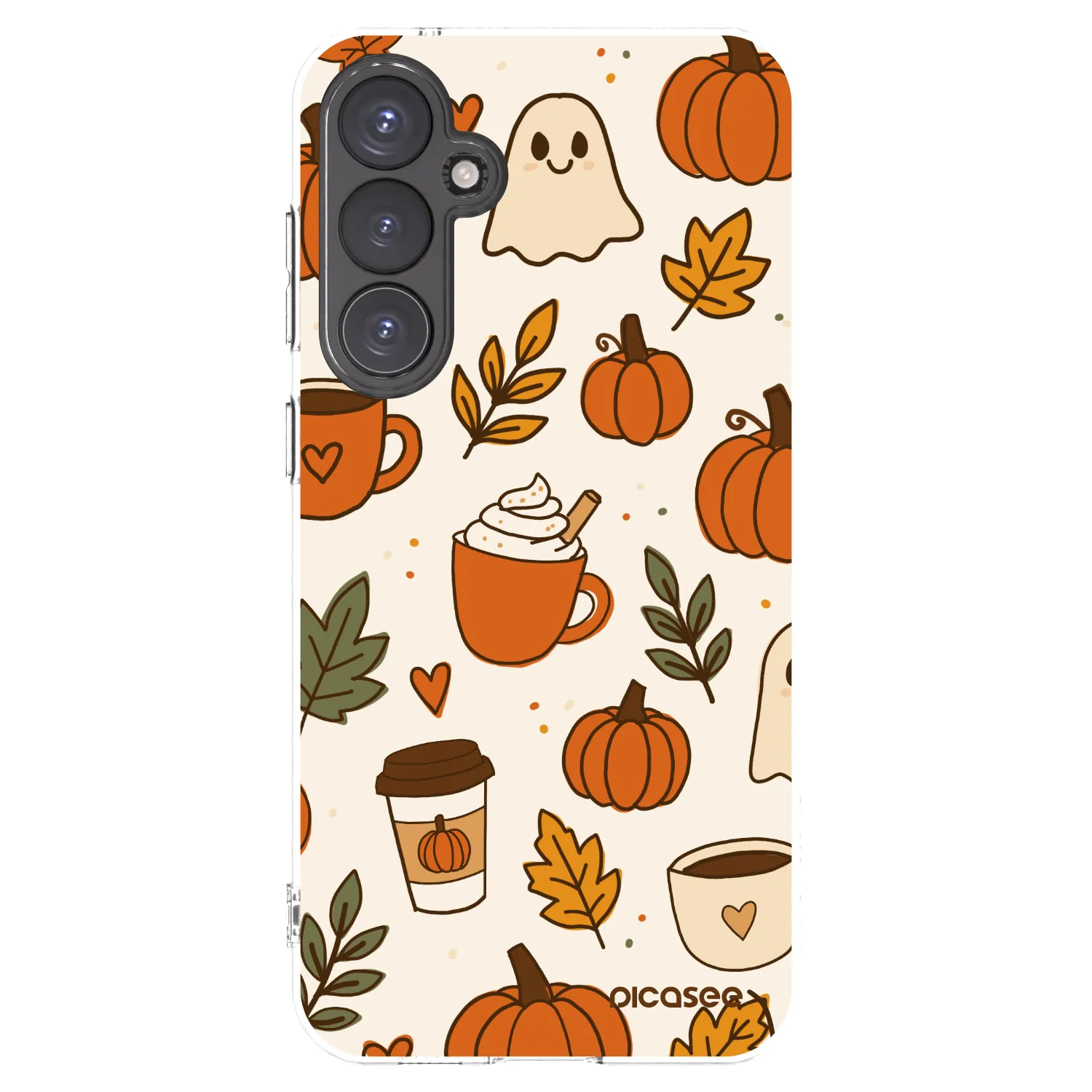 Picasee silikonový průhledný obal pro Samsung Galaxy S23 FE S711B - Fall vibes