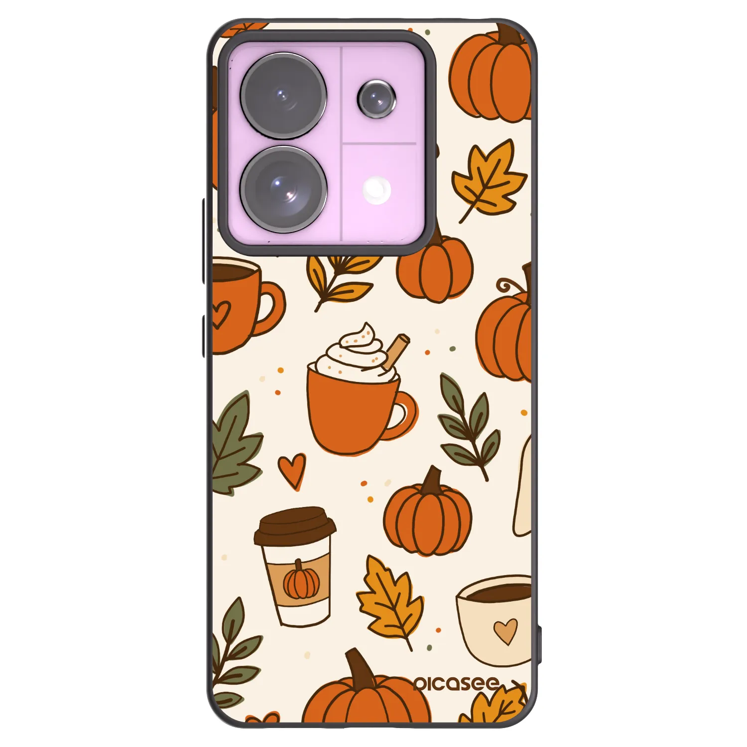 Picasee silikonový černý obal pro Xiaomi Redmi Note 13 Pro 5G - Fall vibes