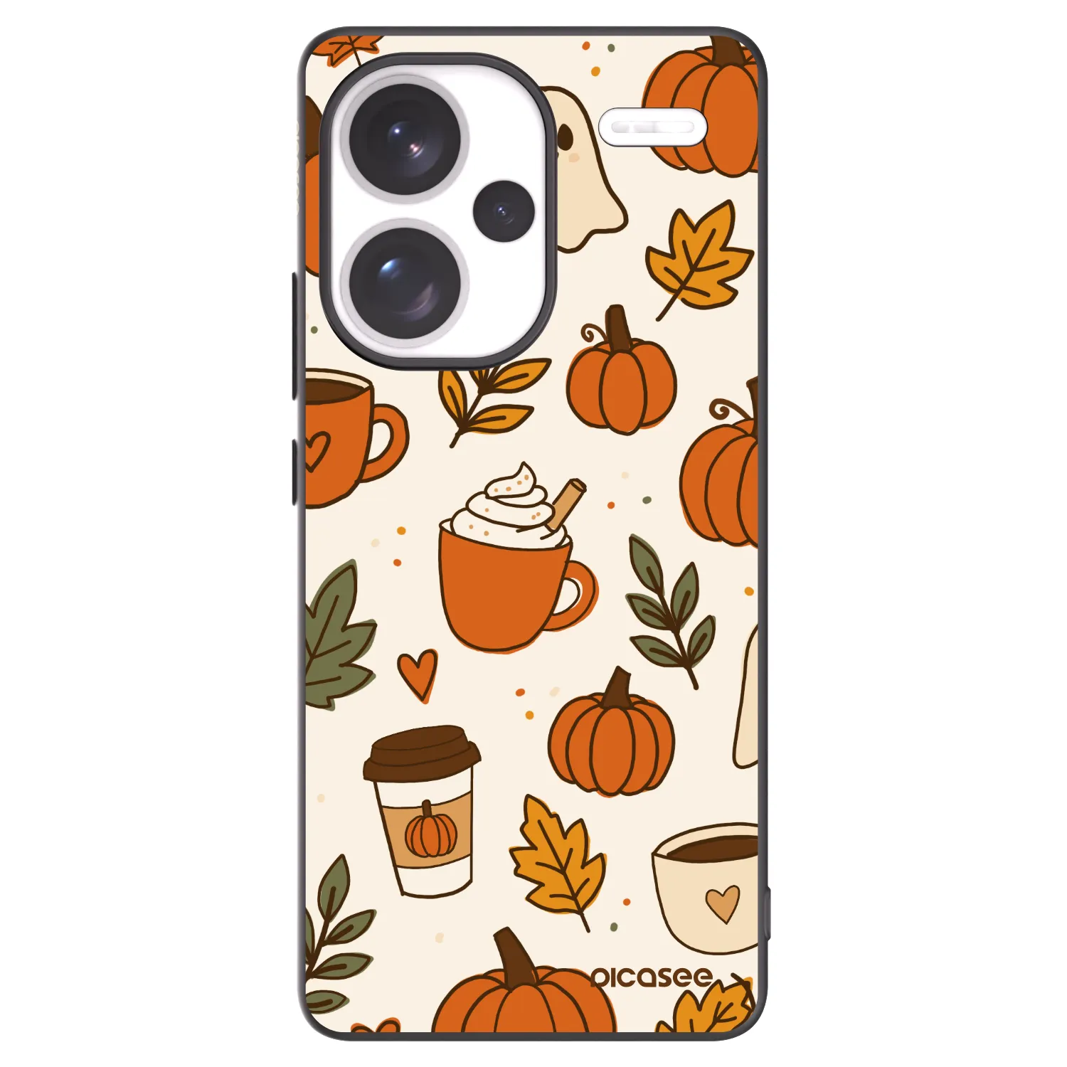 Picasee silikonový černý obal pro Xiaomi Redmi Note 13 Pro+ 5G - Fall vibes