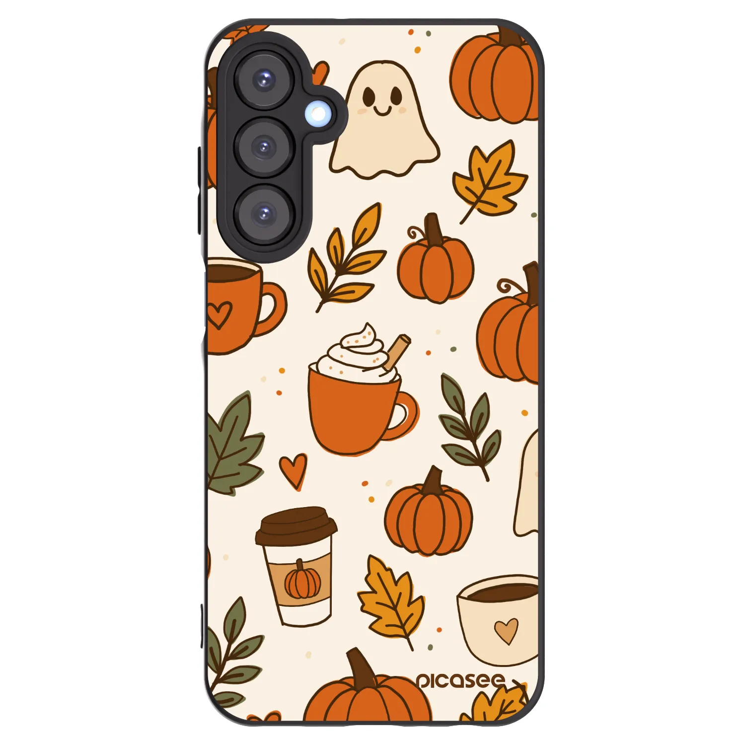 Picasee silikonový černý obal pro Samsung Galaxy A25 A256B 5G - Fall vibes