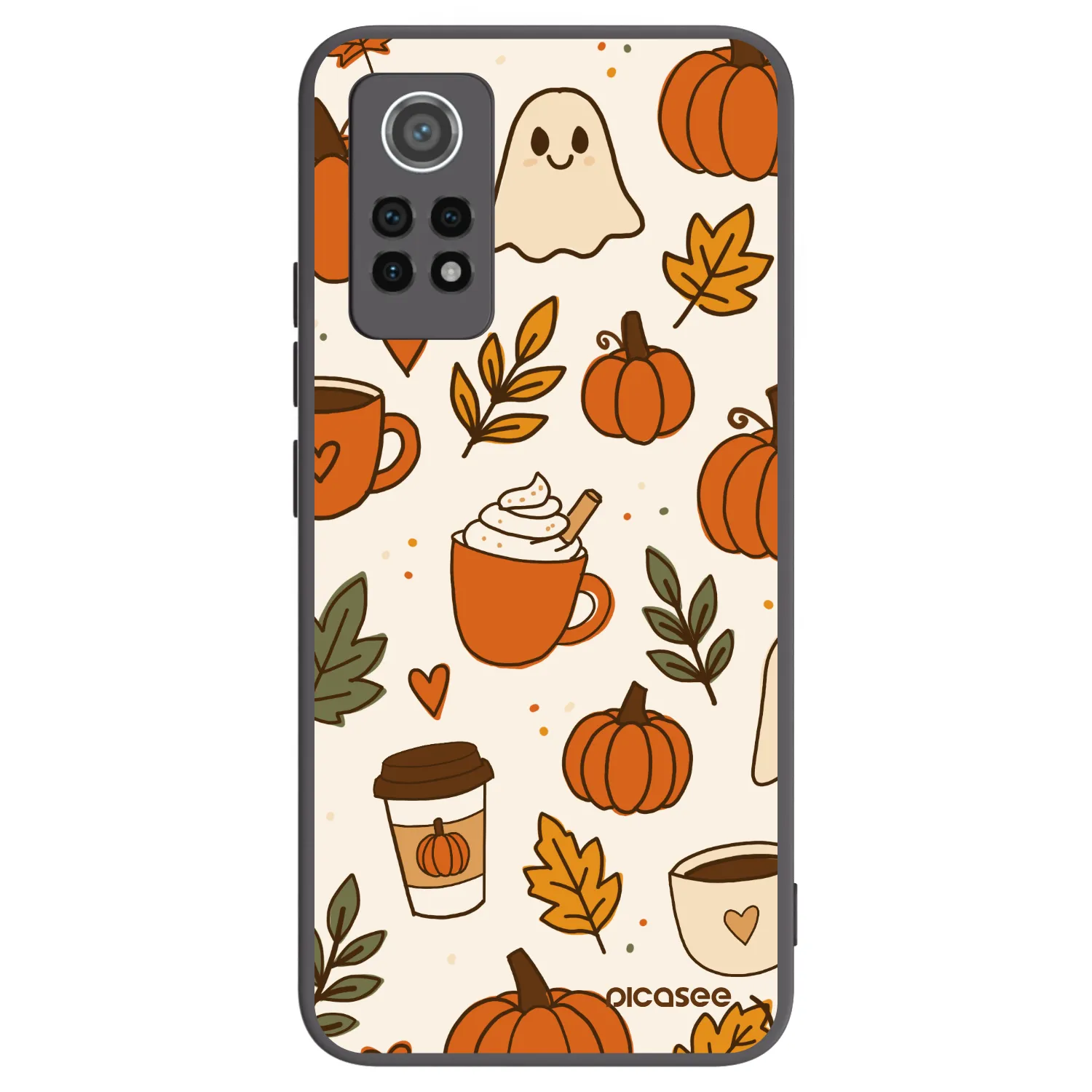 Picasee silikonový černý obal pro Xiaomi Redmi Note 12 Pro 4G - Fall vibes