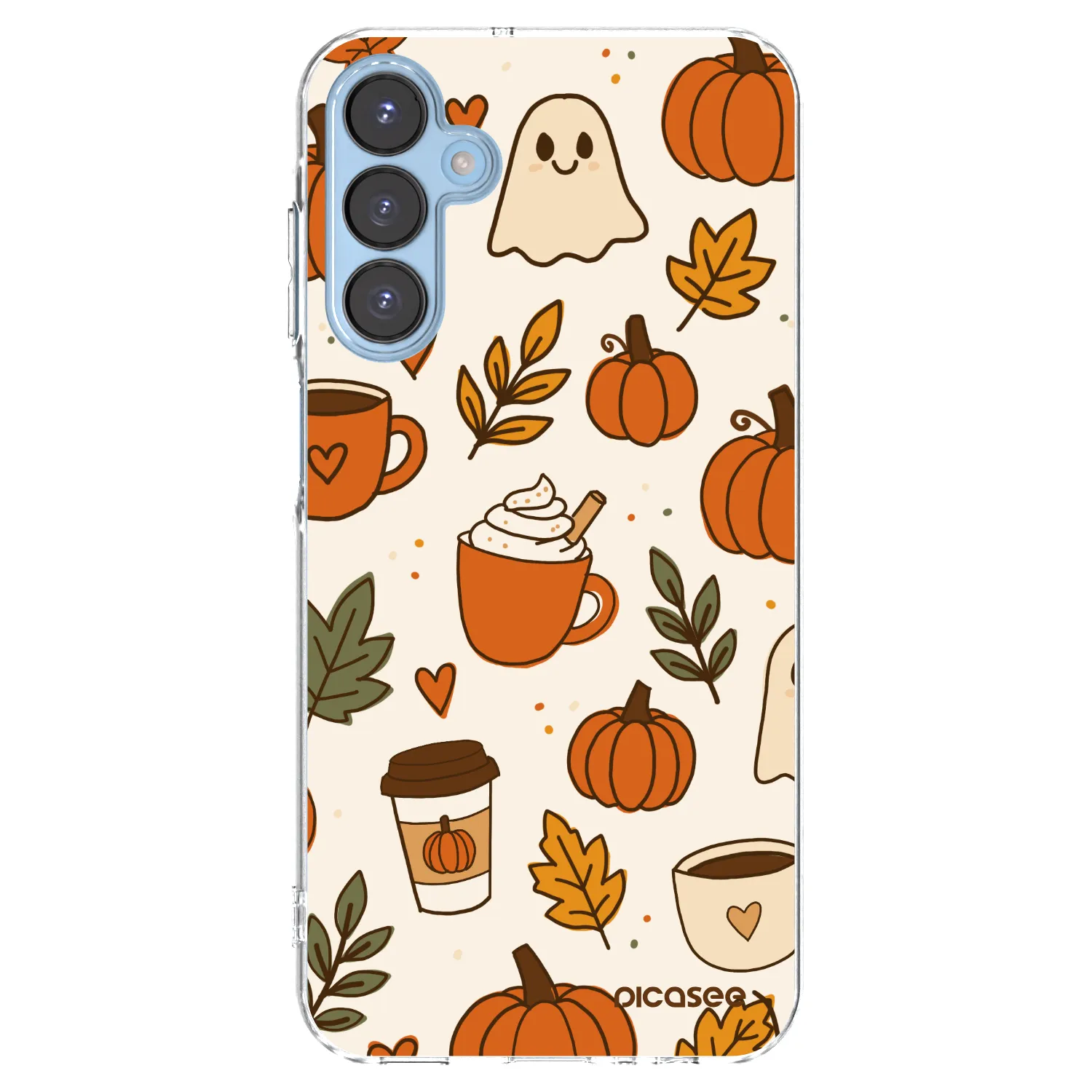 Picasee silikonový průhledný obal pro Samsung Galaxy A15 A156B 5G - Fall vibes