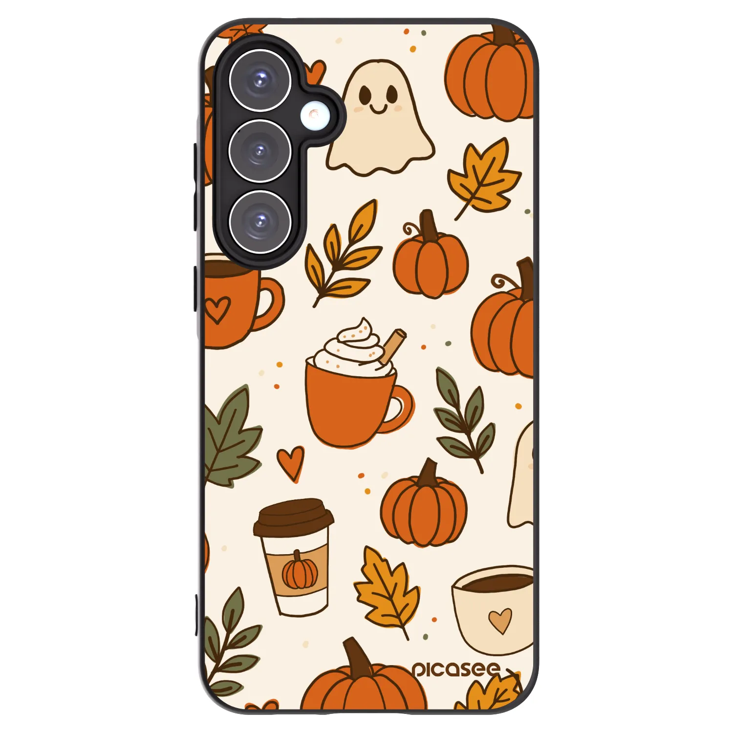 Picasee silikonový černý obal pro Samsung Galaxy A55 5G A556B - Fall vibes