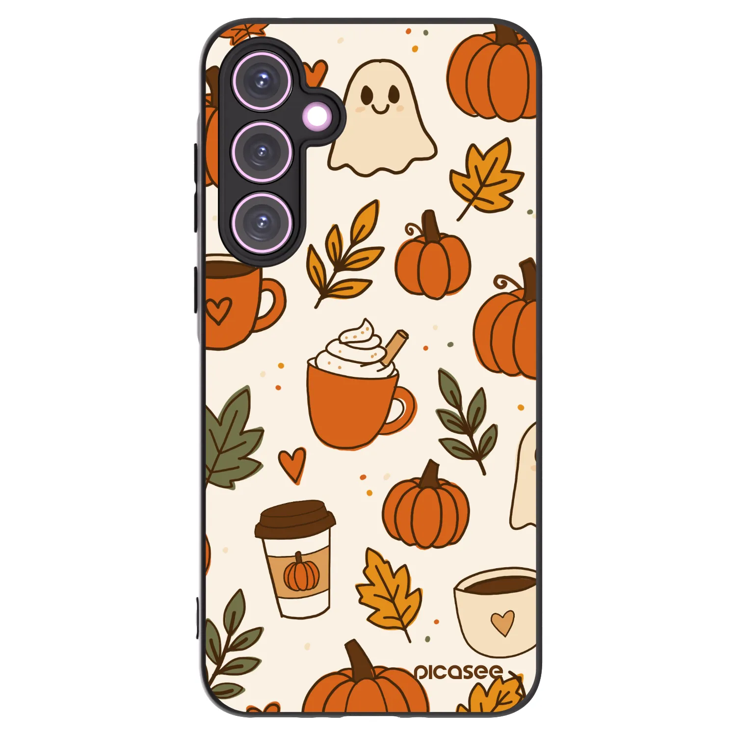 Picasee silikonový černý obal pro Samsung Galaxy A35 5G A356B - Fall vibes