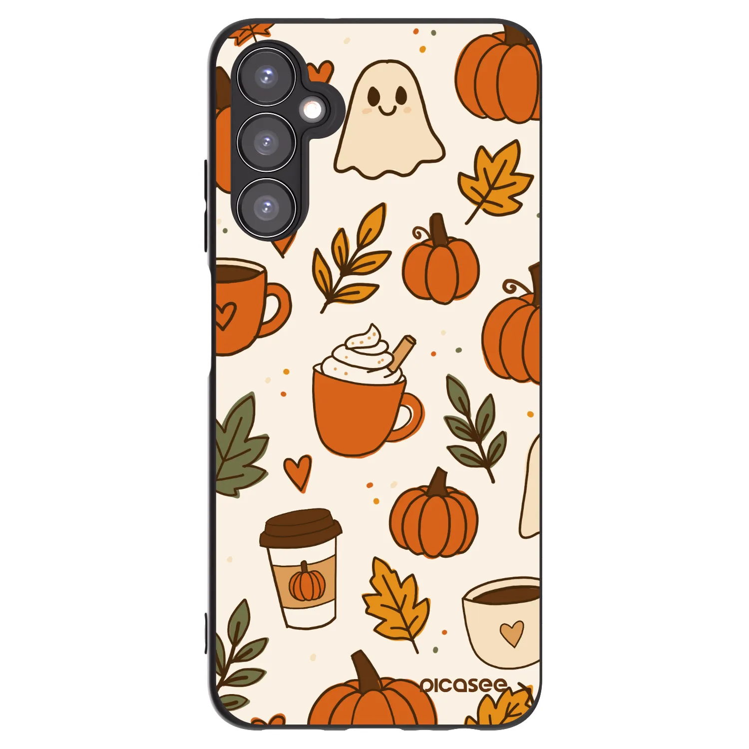 Picasee silikonový černý obal pro Samsung Galaxy A05s A057G - Fall vibes