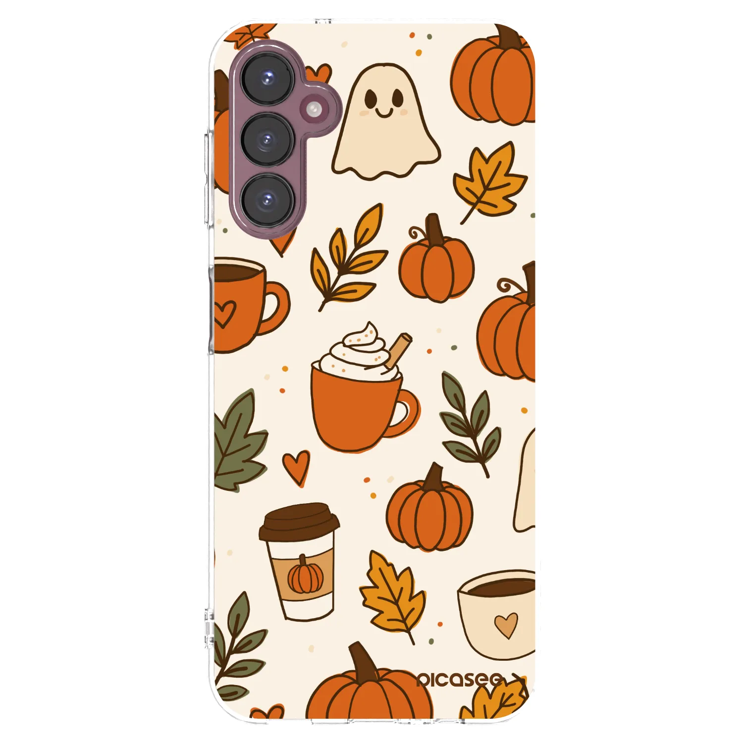 Picasee silikonový průhledný obal pro Samsung Galaxy A05s A057G - Fall vibes
