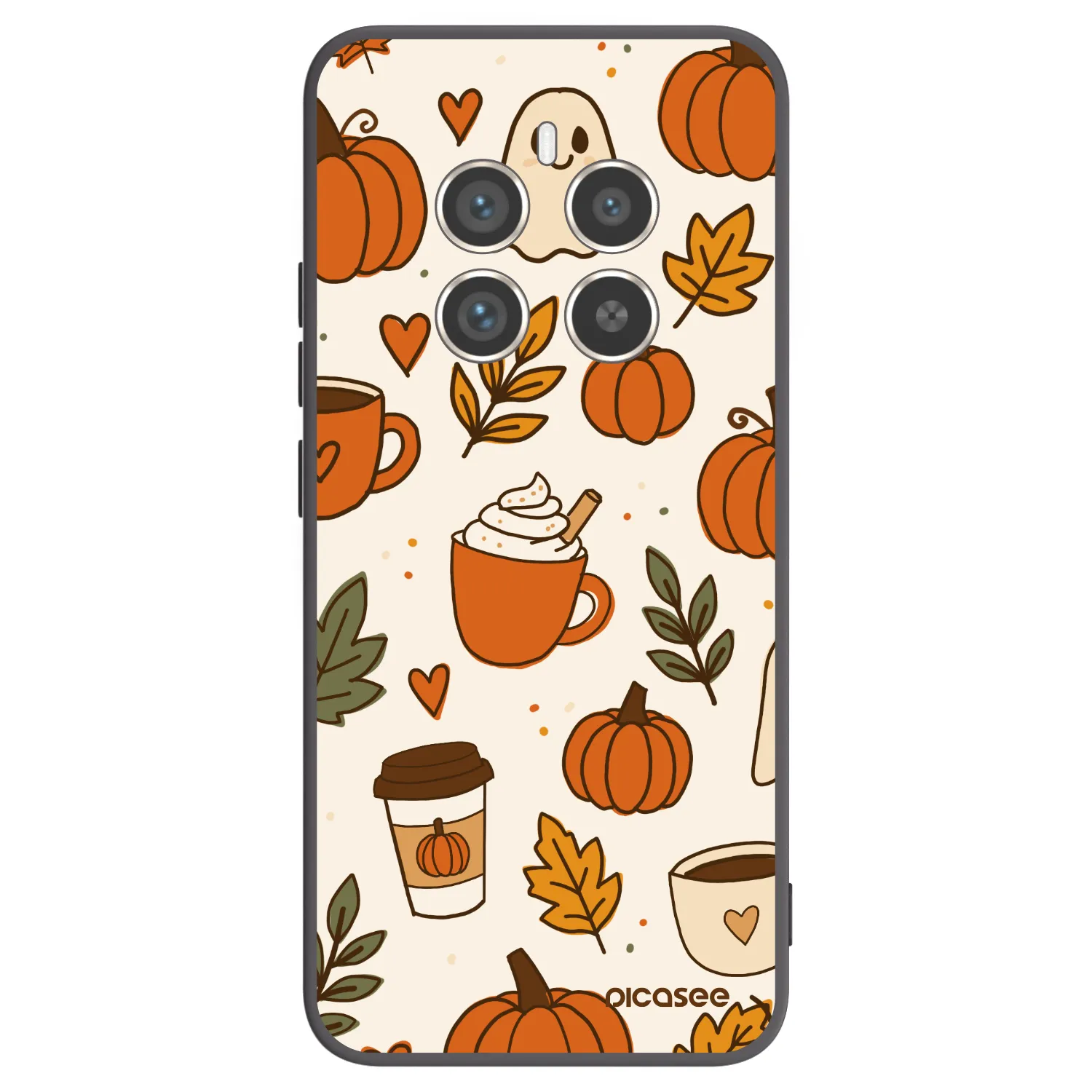 Picasee silikonový černý obal pro Realme 12 Pro 5G - Fall vibes