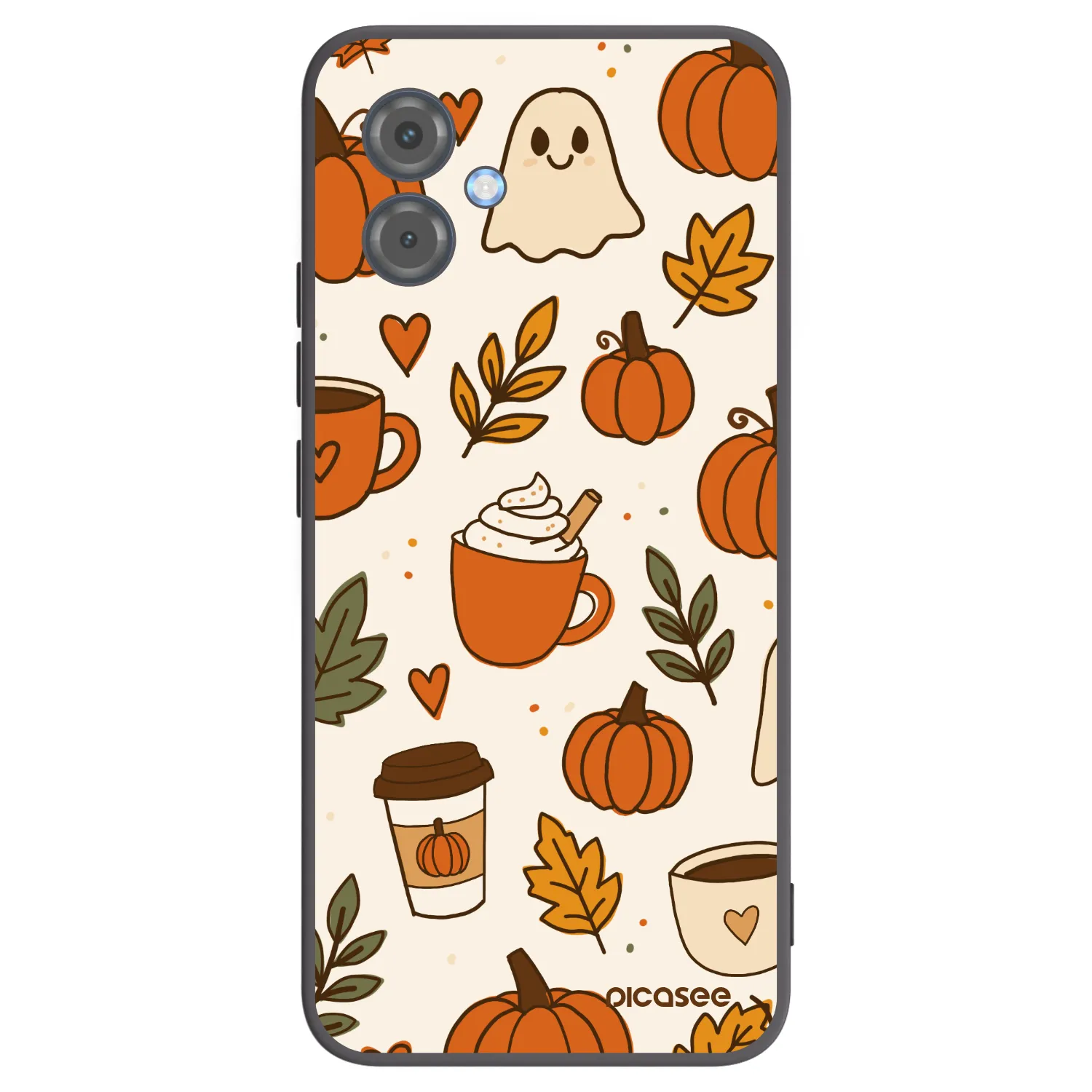 Picasee silikonový černý obal pro Motorola Moto G14 - Fall vibes