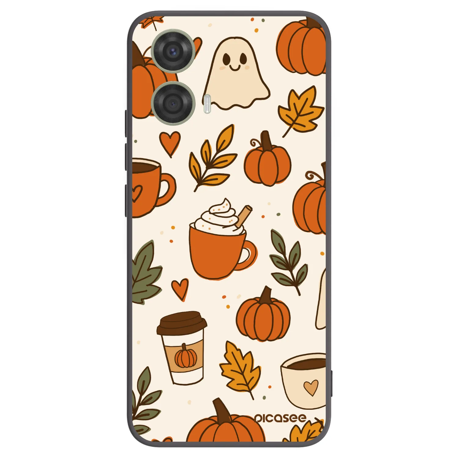 Picasee silikonový černý obal pro Motorola Moto G24 - Fall vibes