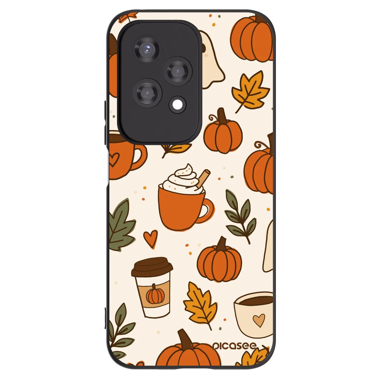 Picasee silikonový černý obal pro Honor 200 Lite - Fall vibes