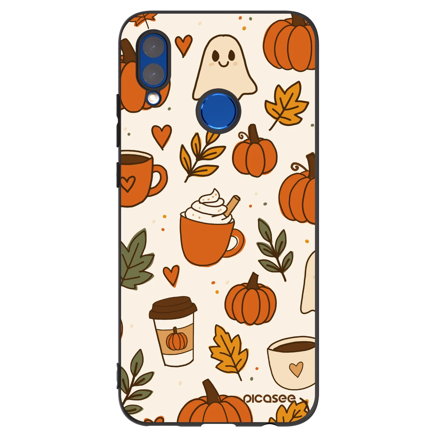 Picasee silikonový černý obal pro Honor 10 Lite - Fall vibes