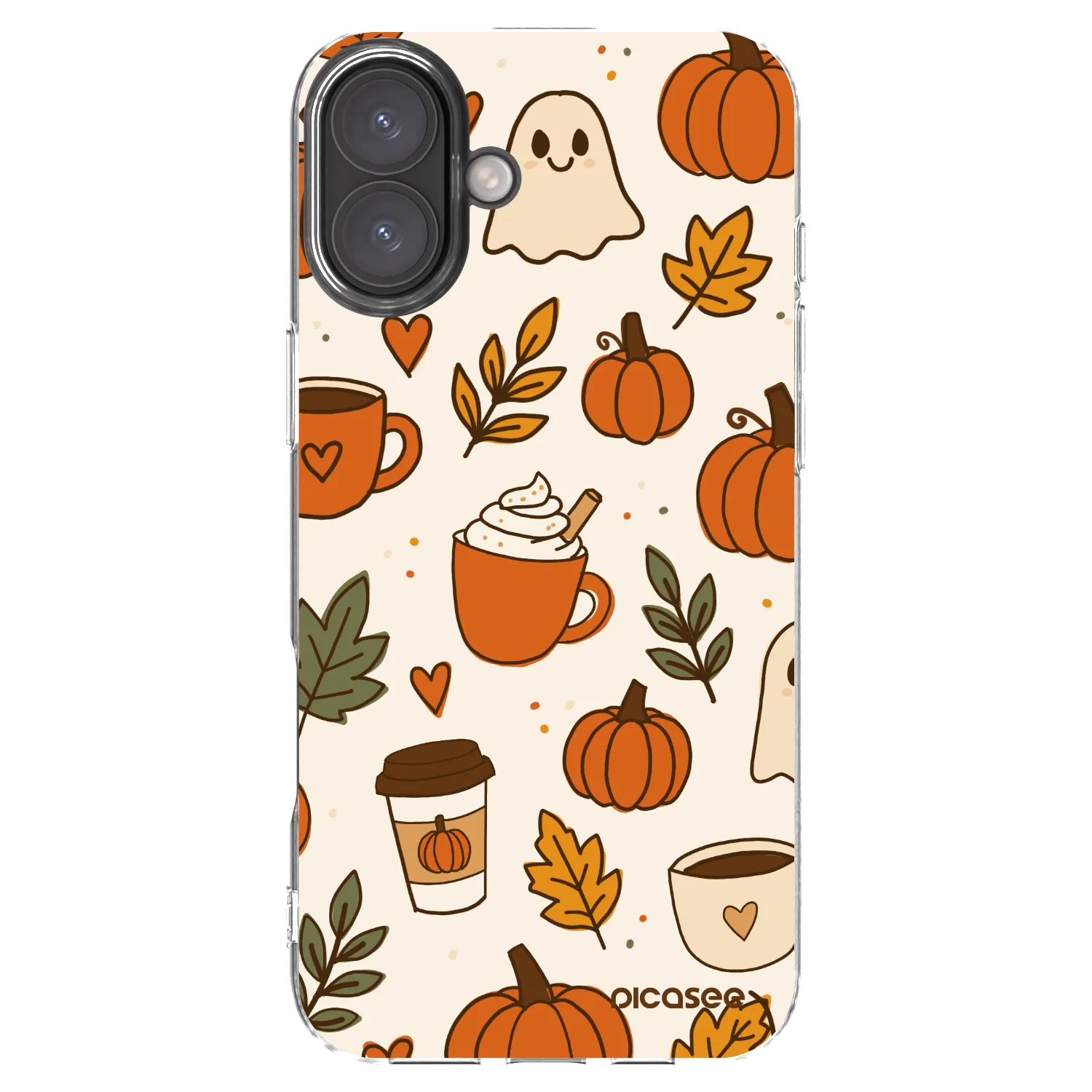 Picasee silikonový průhledný obal pro Apple iPhone 16 Plus - Fall vibes