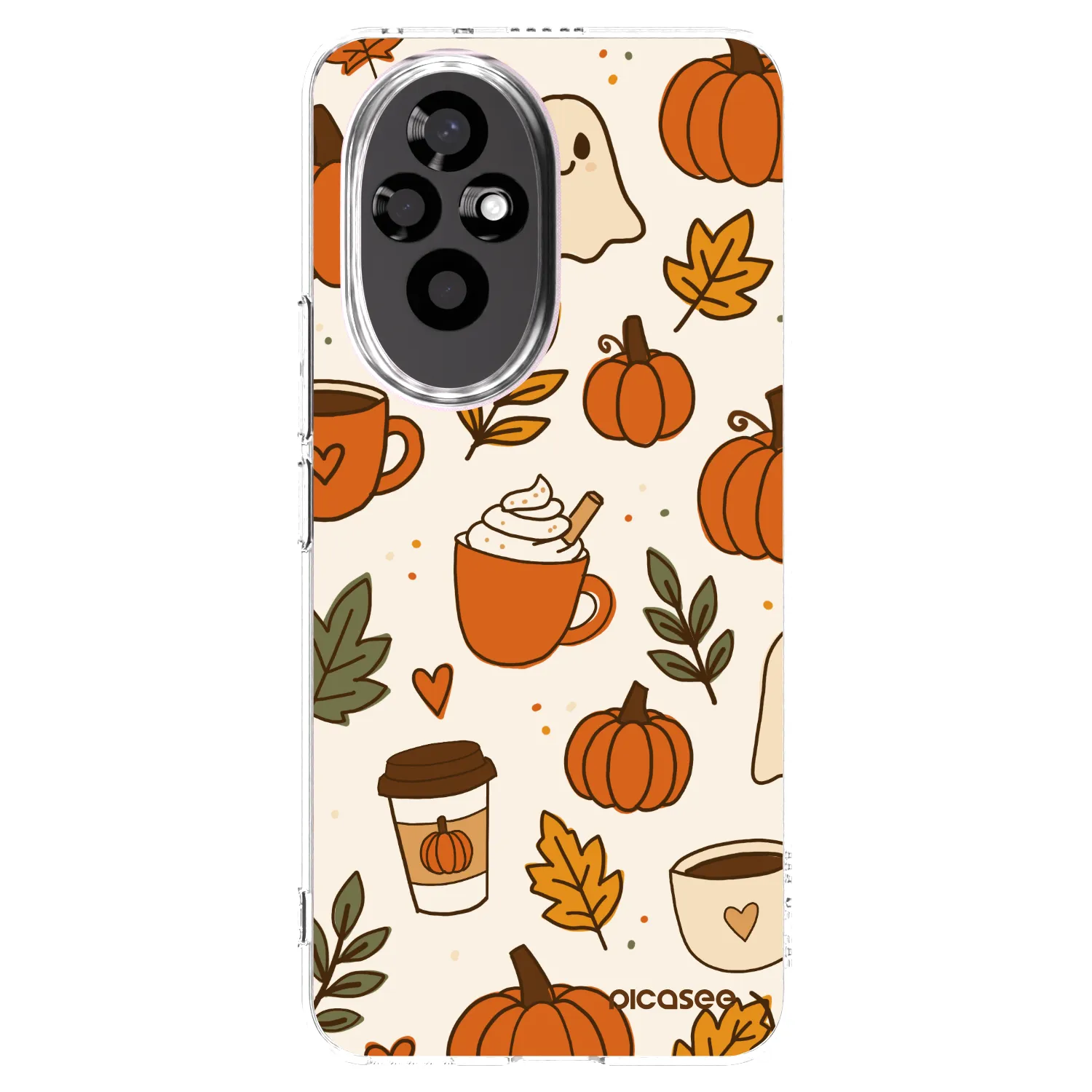 Picasee silikonový průhledný obal pro Honor 200 Pro 5G - Fall vibes