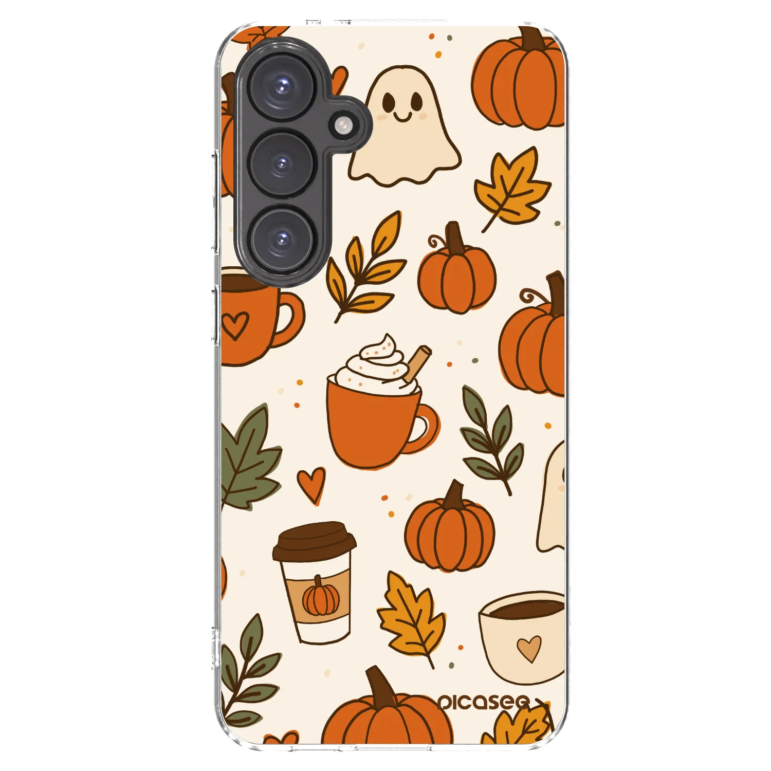 Picasee silikonový průhledný obal pro Samsung Galaxy S24 FE S721B - Fall vibes
