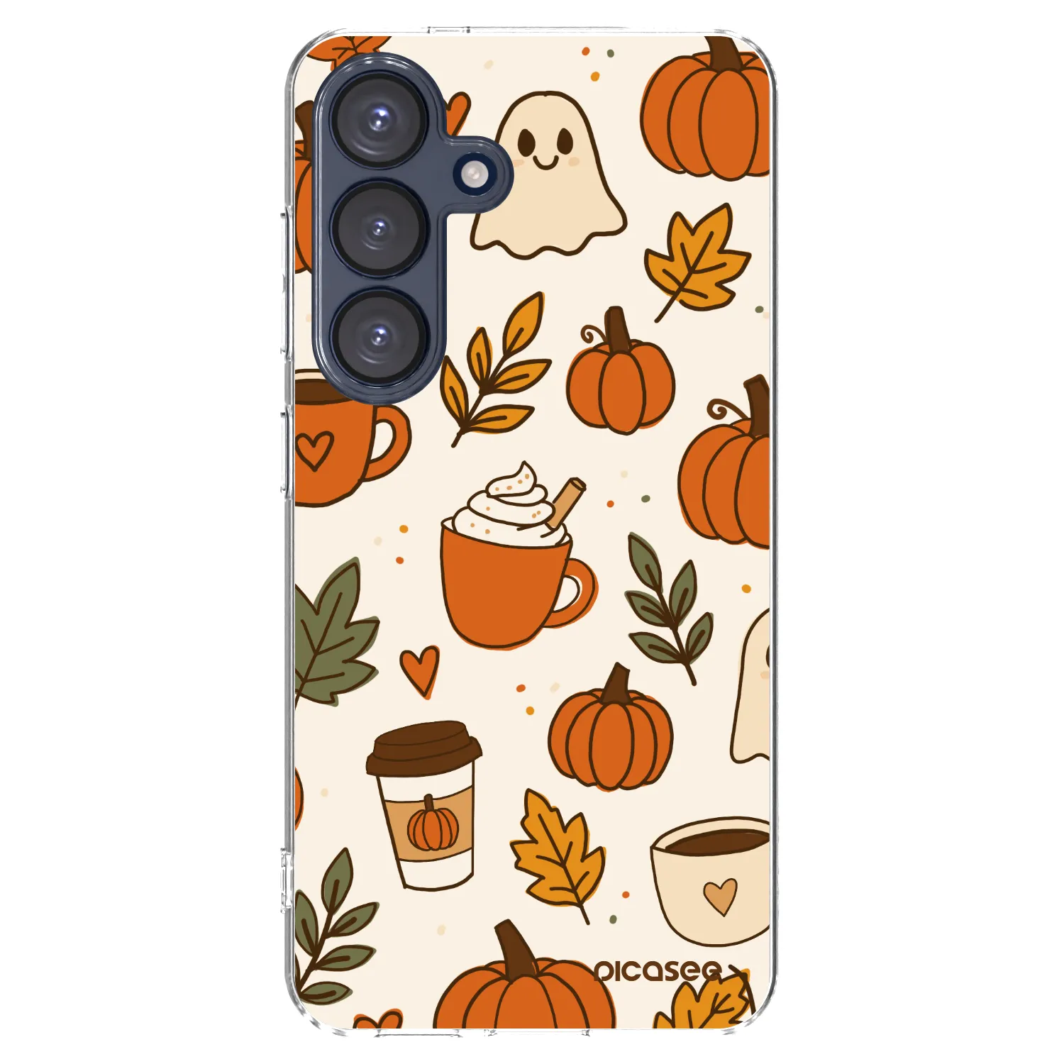 Picasee silikonový průhledný obal pro Samsung Galaxy S25 5G - Fall vibes