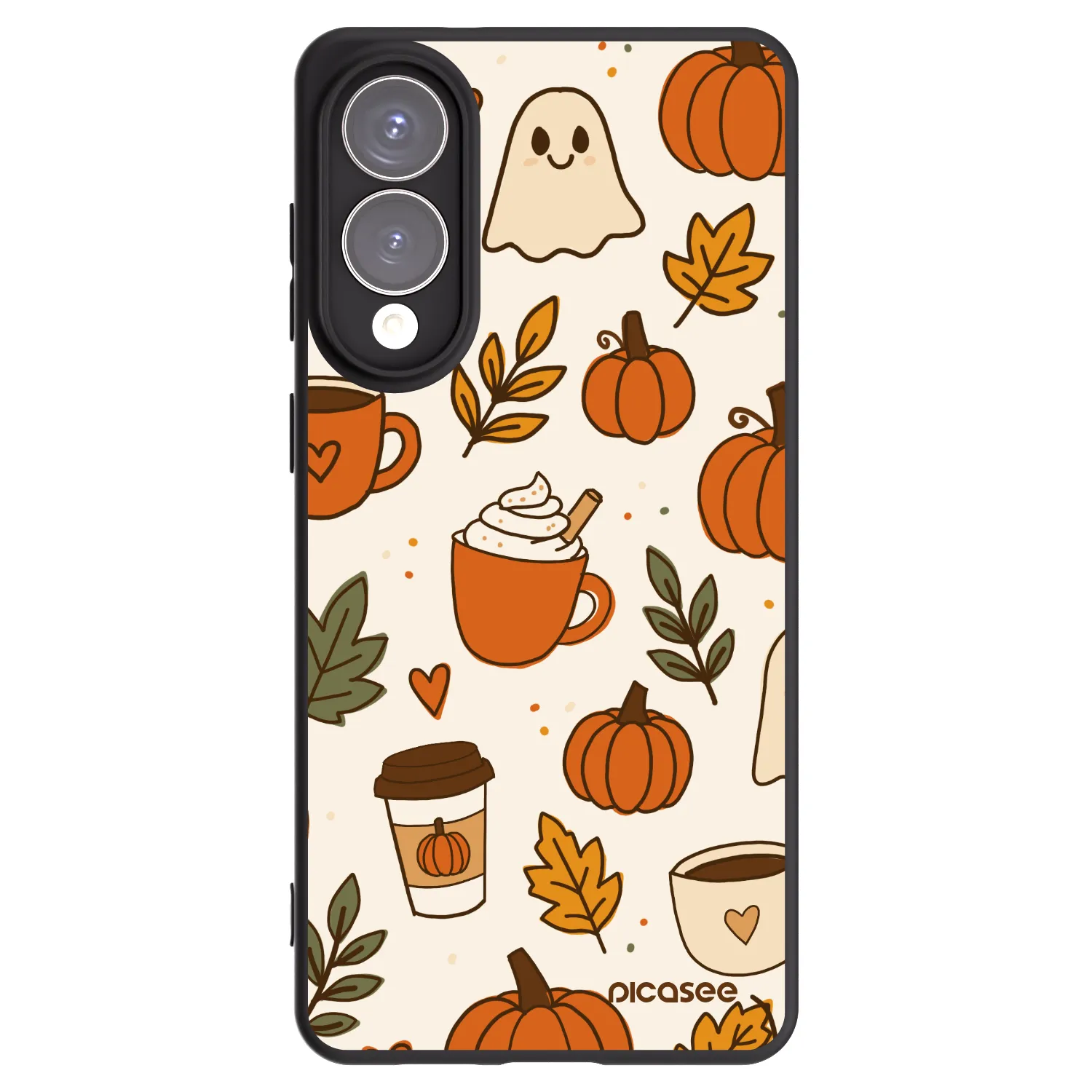 Picasee silikonový černý obal pro Samsung Galaxy S25 Edge 5G - Fall vibes