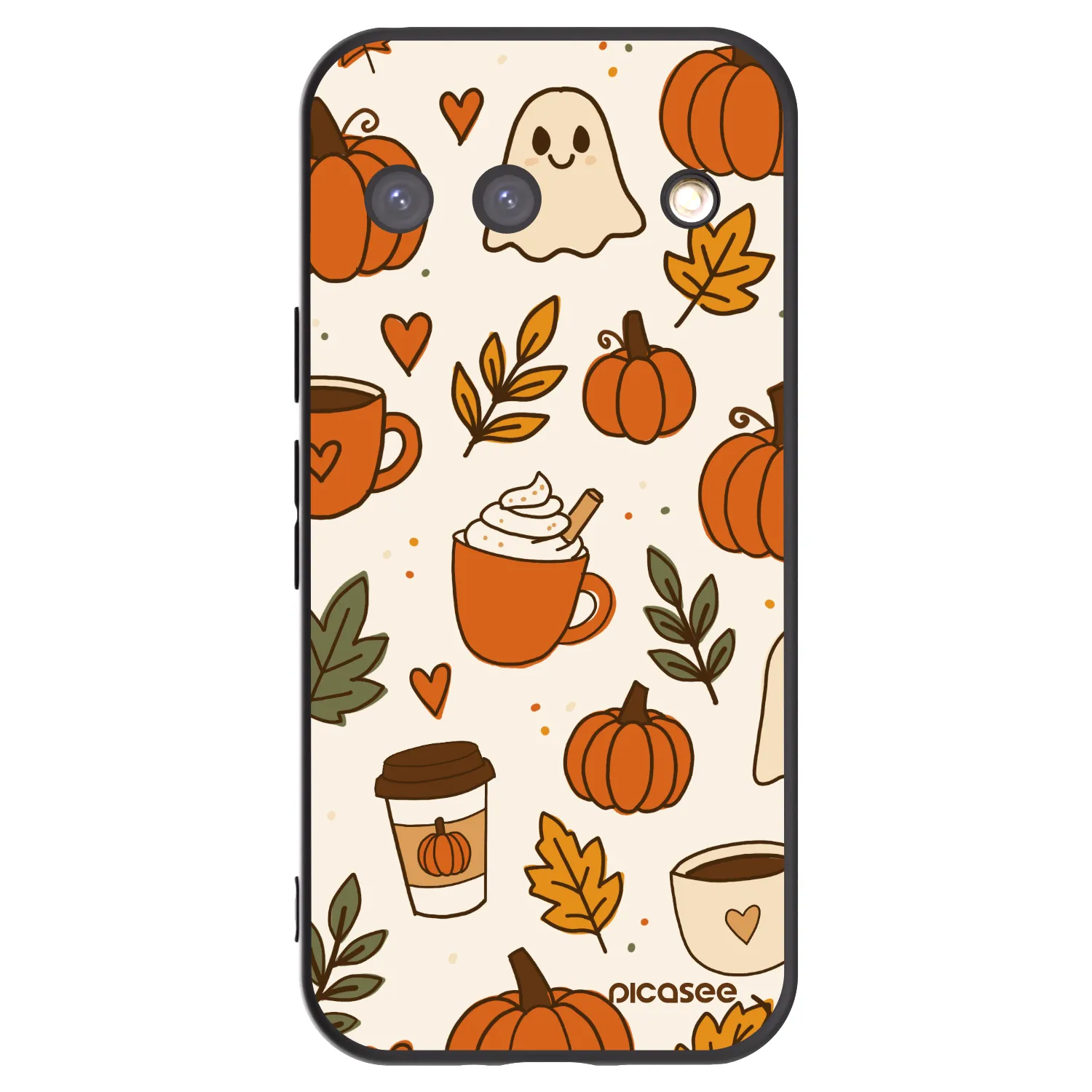 Picasee silikonový černý obal pro Google Pixel 9 - Fall vibes