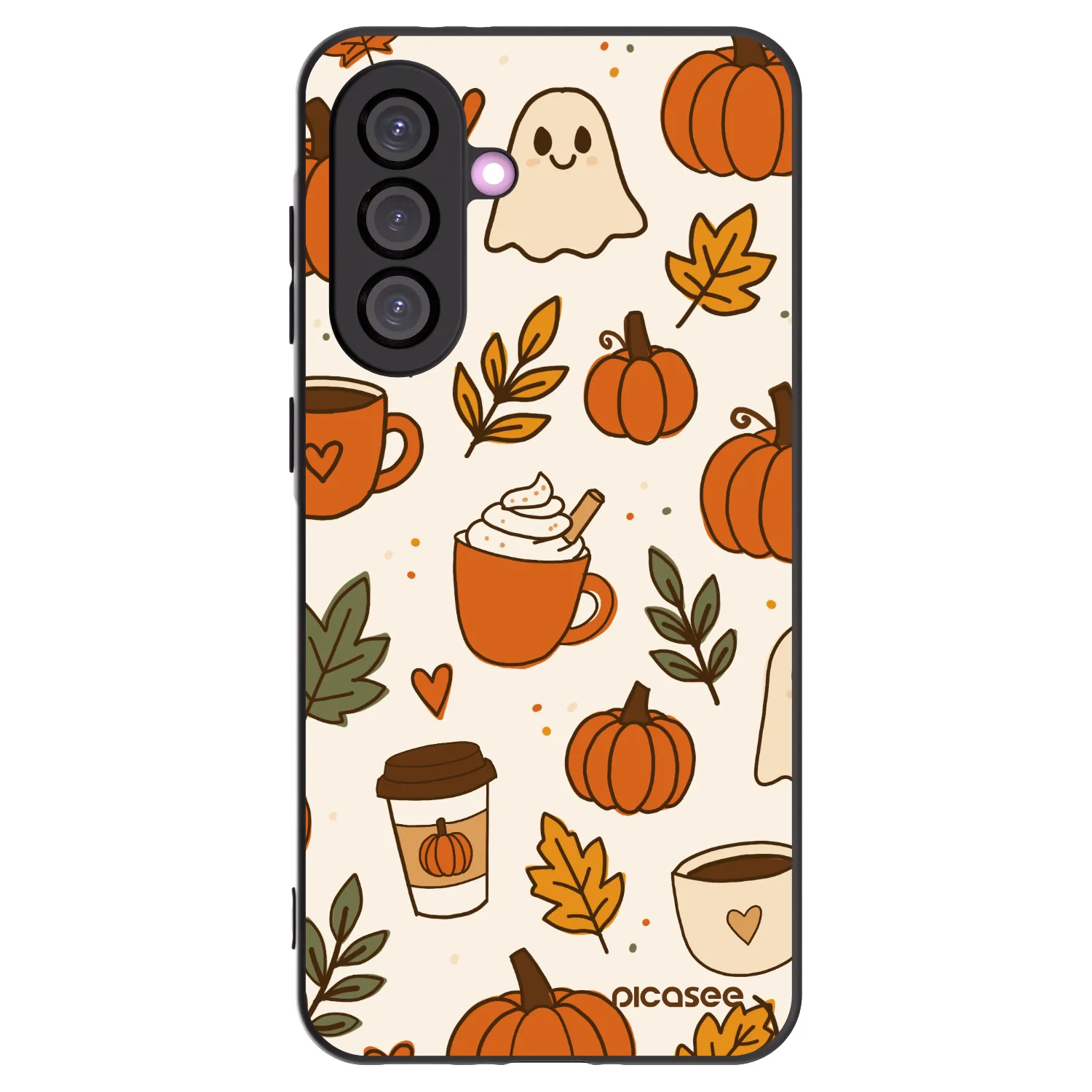 Picasee silikonový černý obal pro Samsung Galaxy A36 5G - Fall vibes