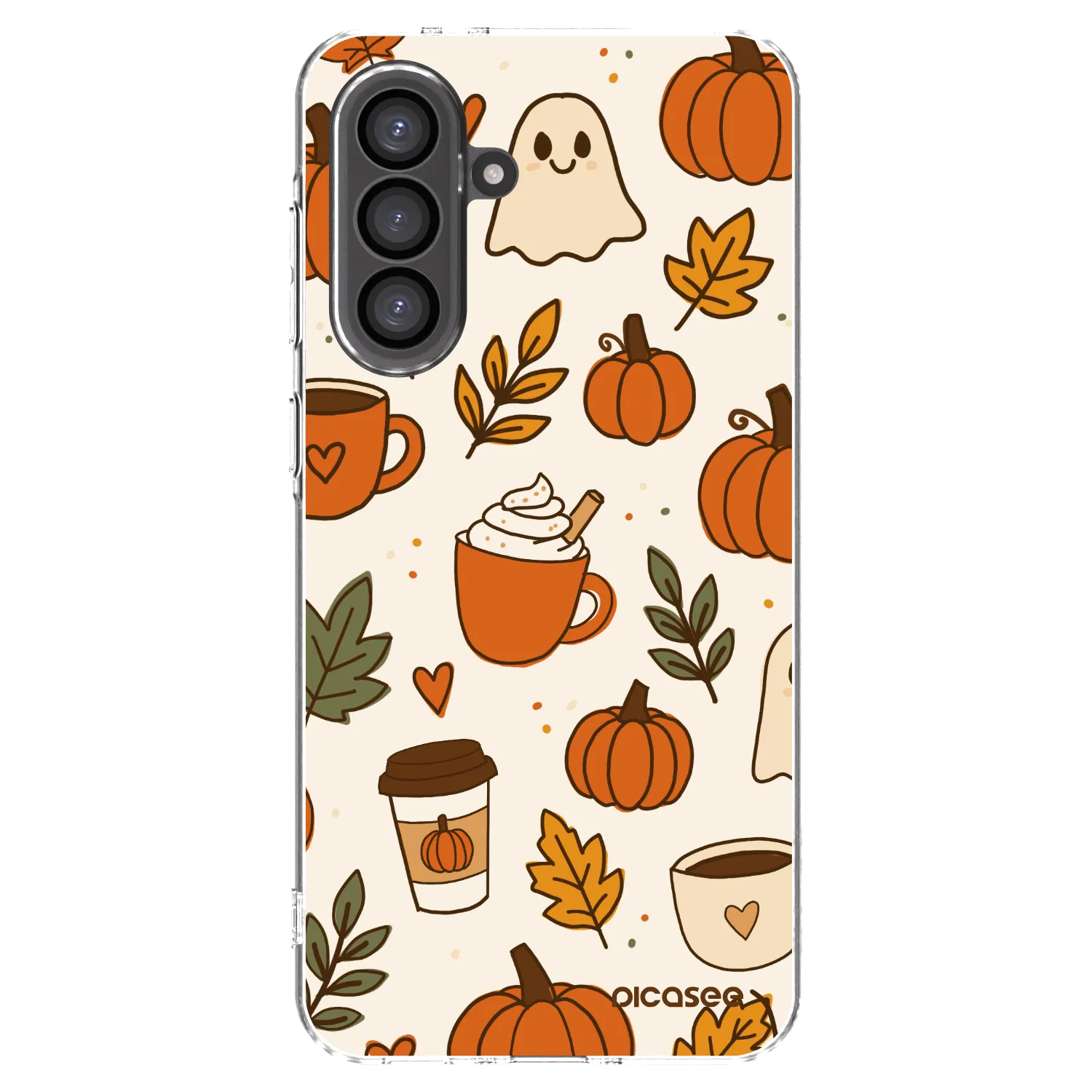 Picasee silikonový průhledný obal pro Samsung Galaxy A36 5G - Fall vibes