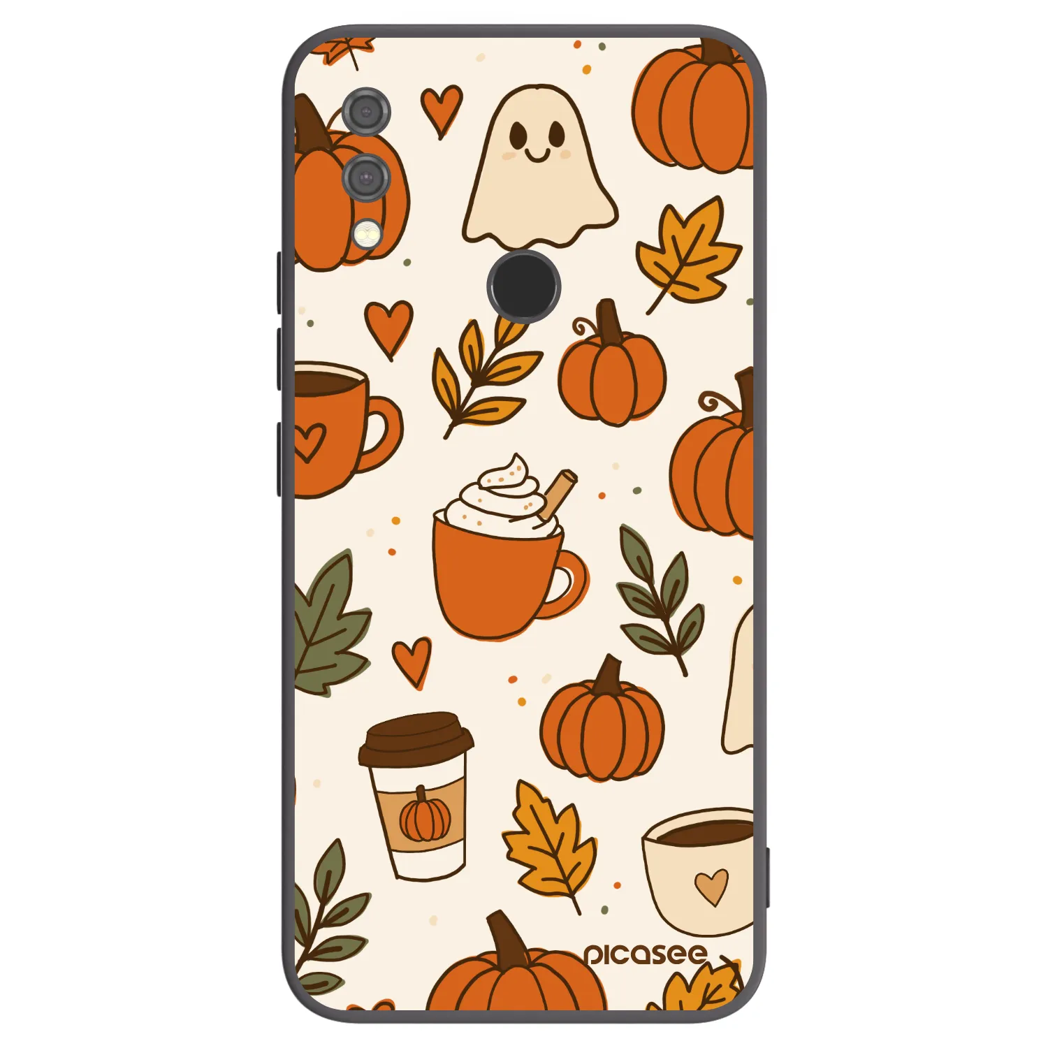 Picasee silikonový černý obal pro Xiaomi Redmi Note 7 - Fall vibes