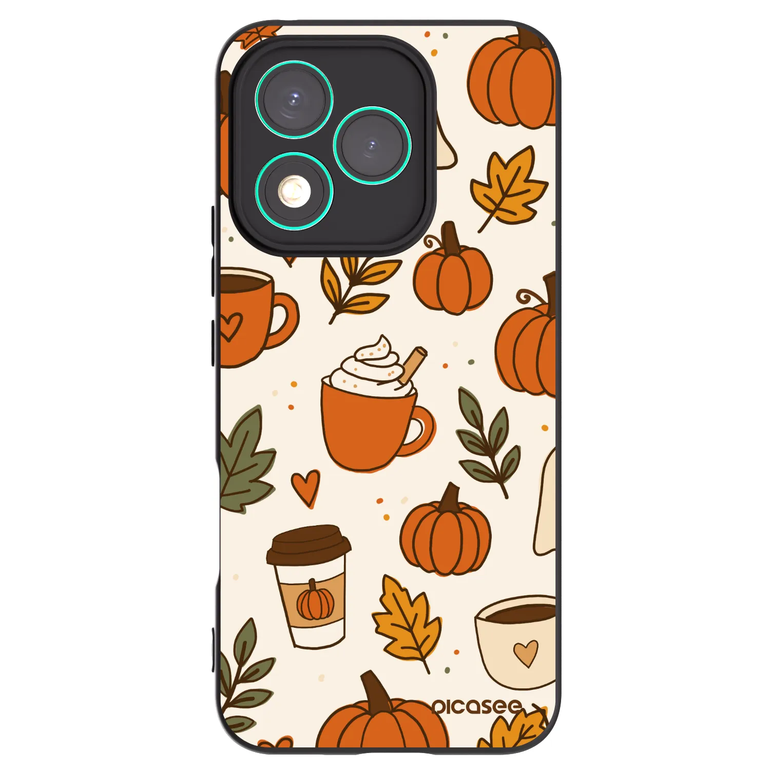 Picasee silikonový černý obal pro Honor 400 Lite 5G - Fall vibes