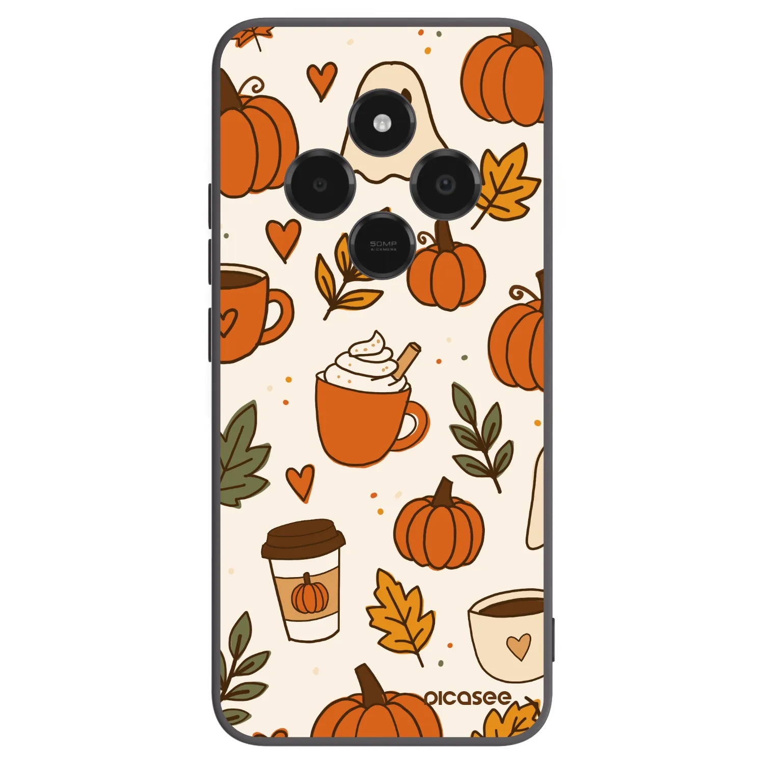 Picasee silikonový černý obal pro Xiaomi Poco C75 - Fall vibes