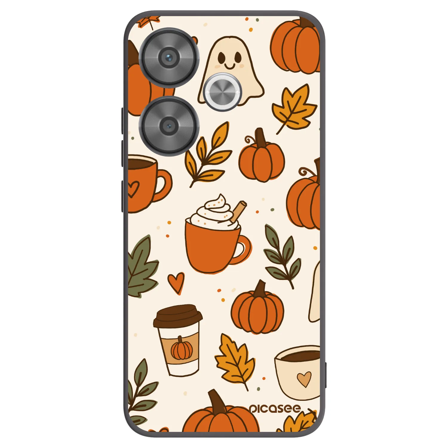Picasee silikonový černý obal pro Xiaomi Poco F6 - Fall vibes