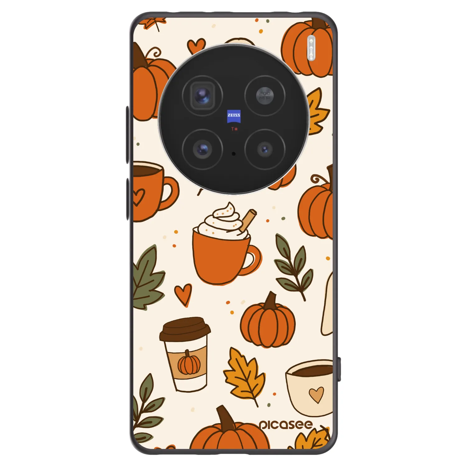 Picasee silikonový černý obal pro Vivo X200 Pro - Fall vibes