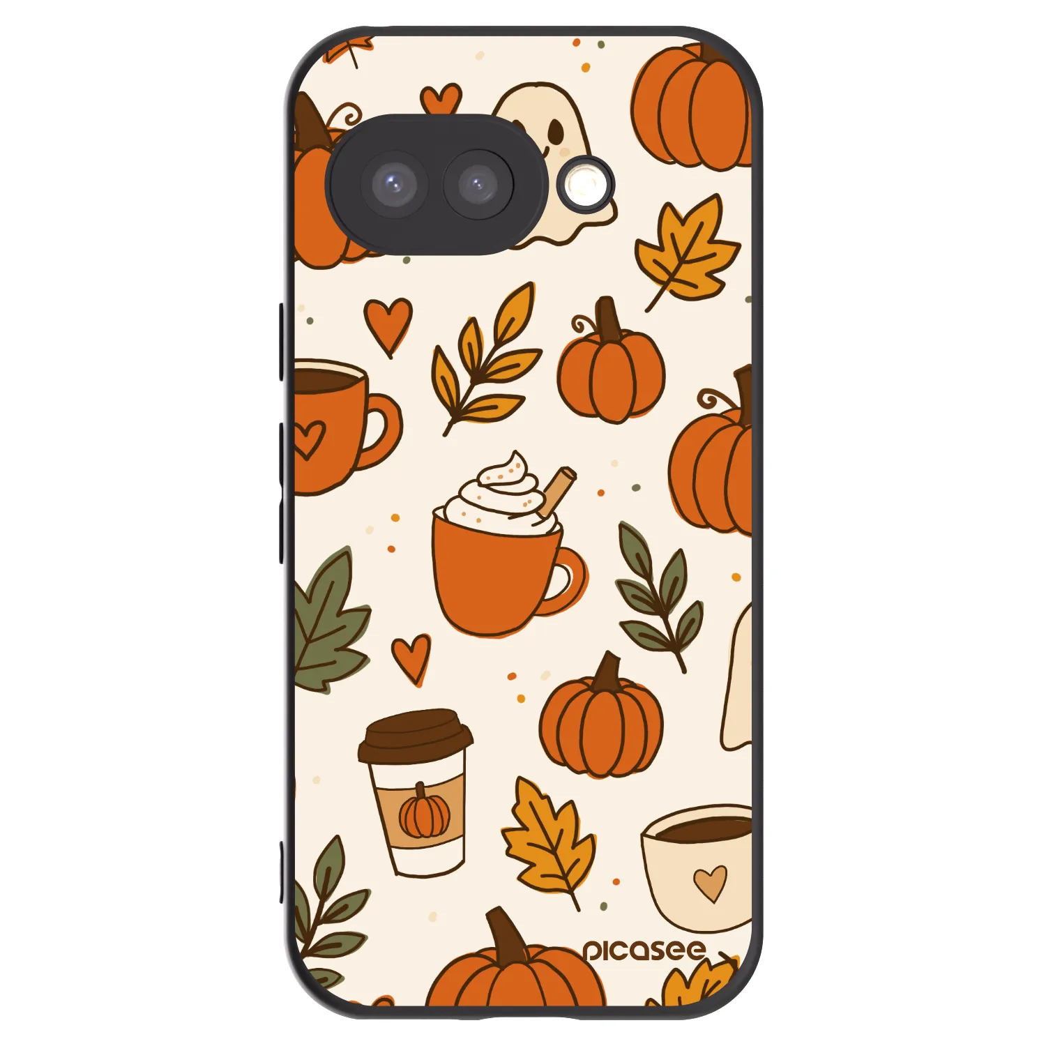 Picasee silikonový černý obal pro Google Pixel 9a - Fall vibes