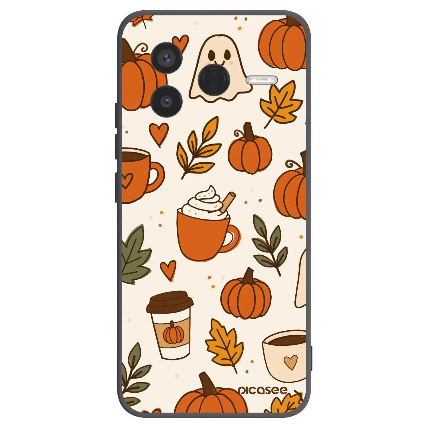 Picasee silikonový černý obal pro Xiaomi Poco F7 Pro 5G - Fall vibes