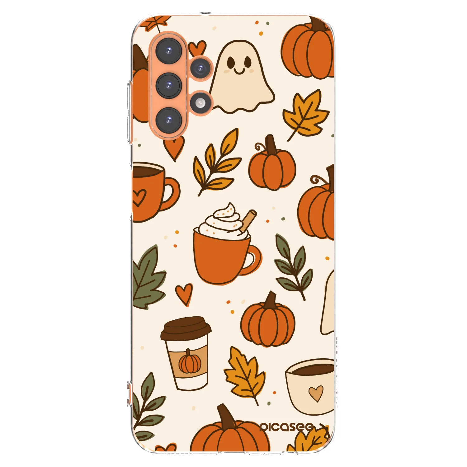 Picasee silikonový průhledný obal pro Samsung Galaxy A13 5G - Fall vibes